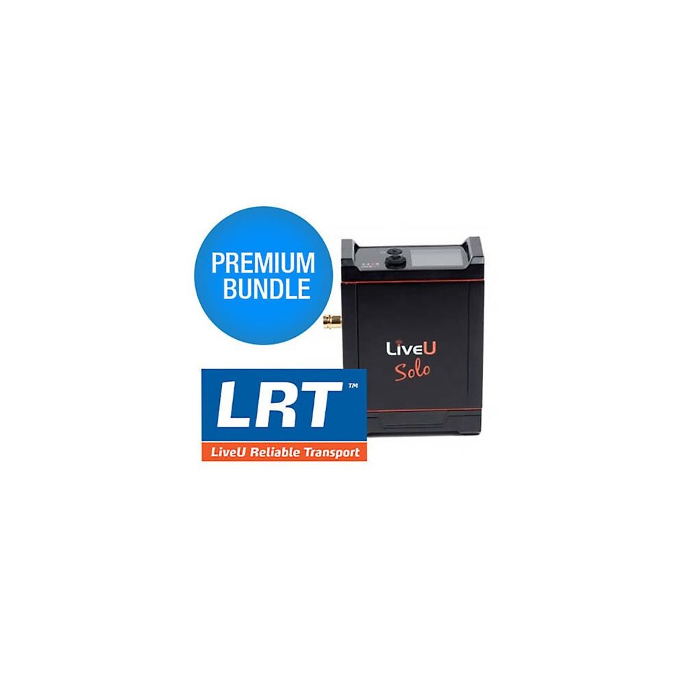  TCNCD350669 LiveU LU-LUSOLOBUN Premium Bundle with 1 Year LRT Virtual Cloud Server SDI and HDMI Version