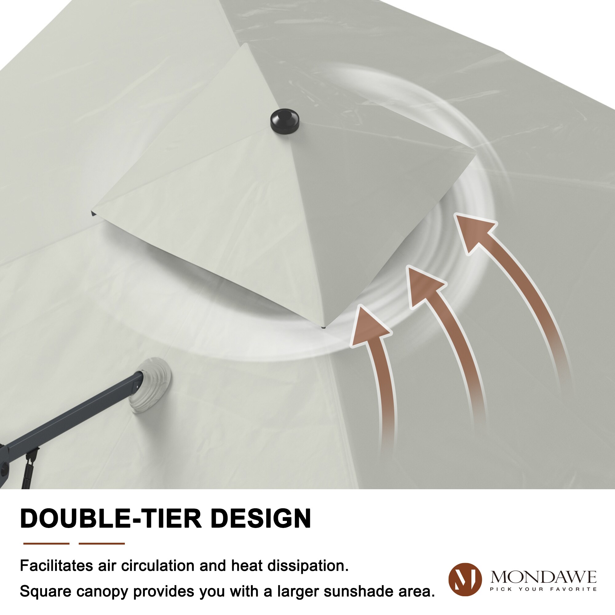 Mondawe MO-WG01GY-B Umbrellas-2 - View #5