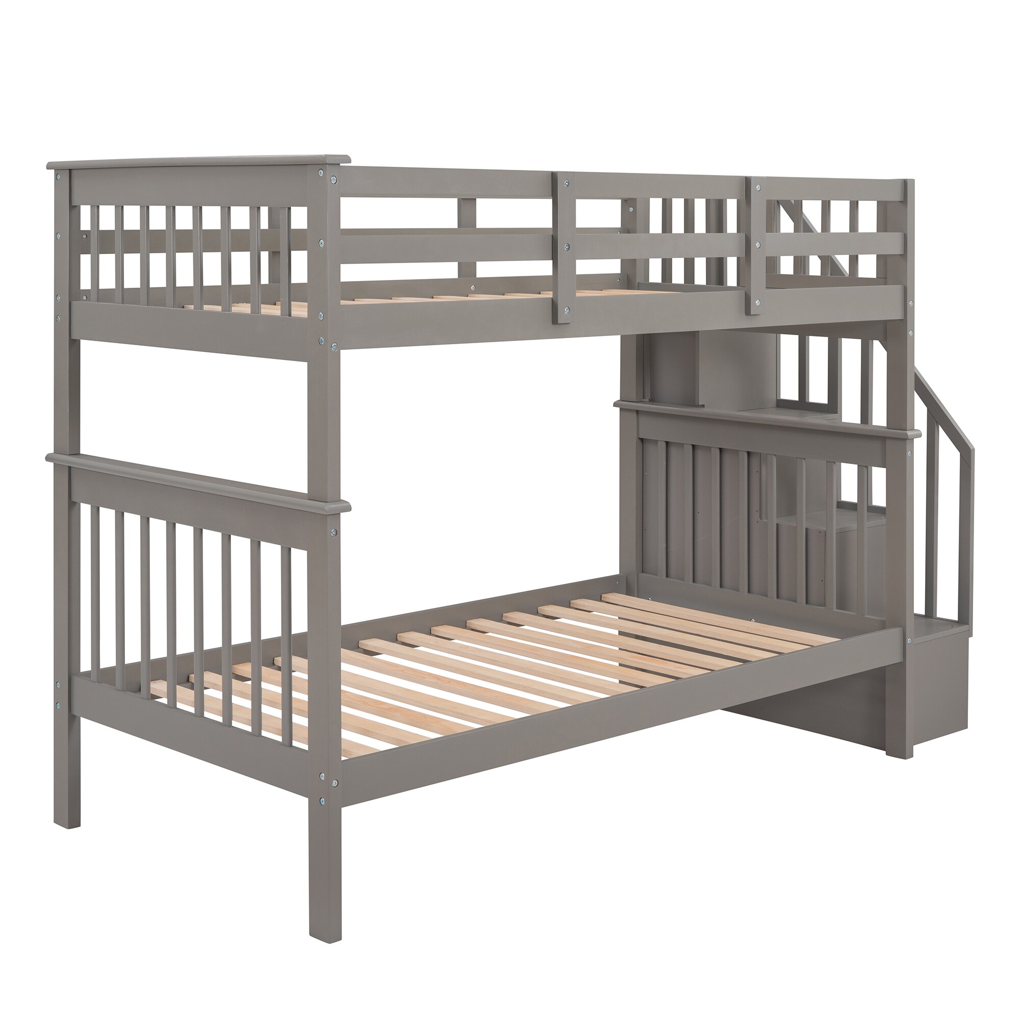 Shyann full over full clearance bunk bed with trundle