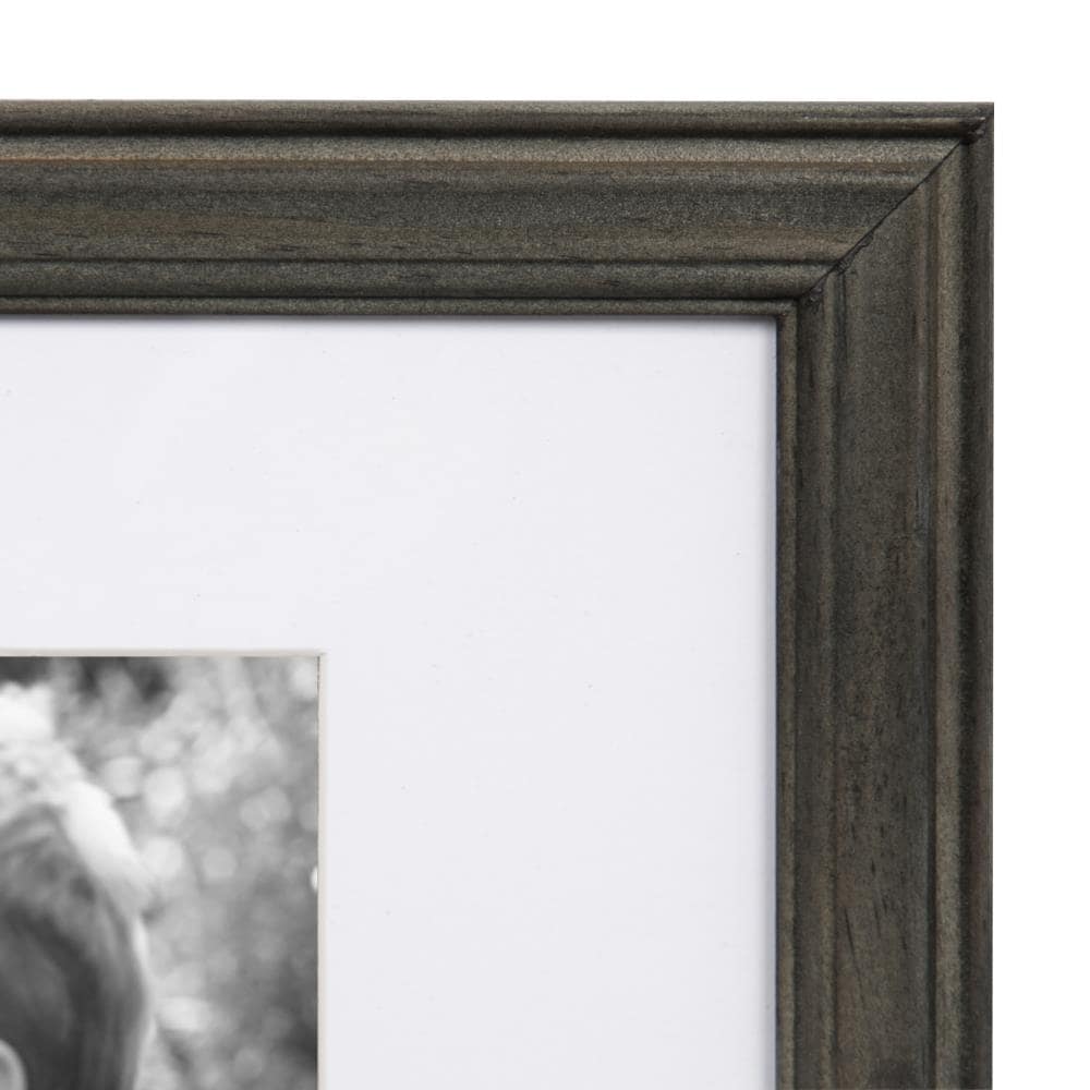 Kate and Laurel Gray Wood Picture Frame (4-in x 6-in) in the Picture ...