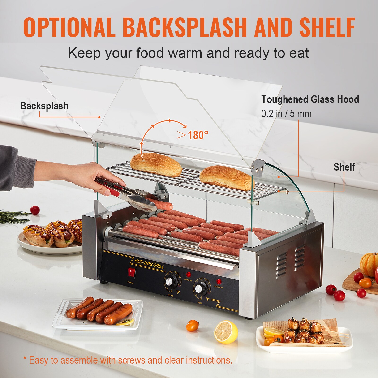 VEVOR SCGDSKCJG71401579V1 Hot-Dog-Cookers - View #4