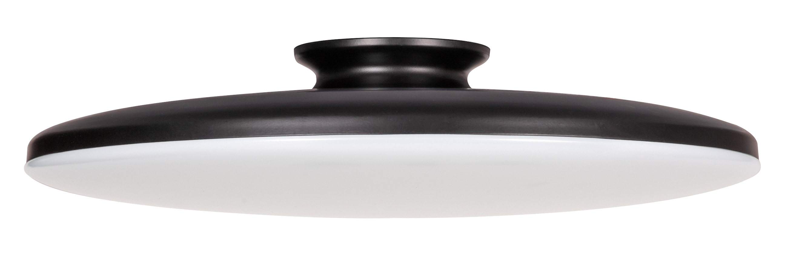 Satin Nickel 19" Modern LED Flush Mount Ceiling Light