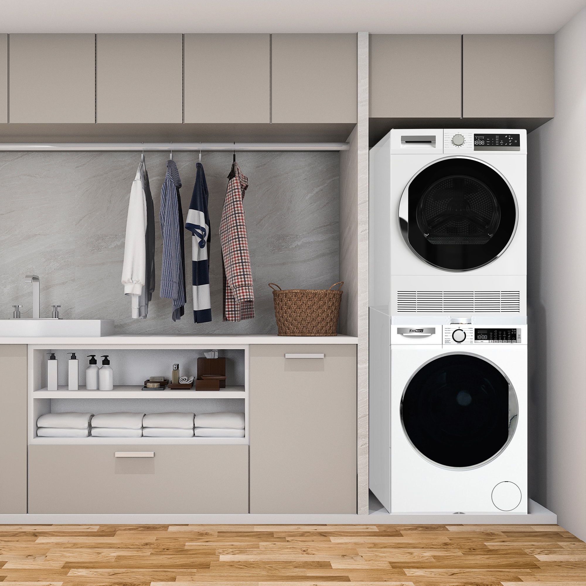 ConServ CW 2240 + CD 4040 W Combo-Washer-And-Dryer - View #8