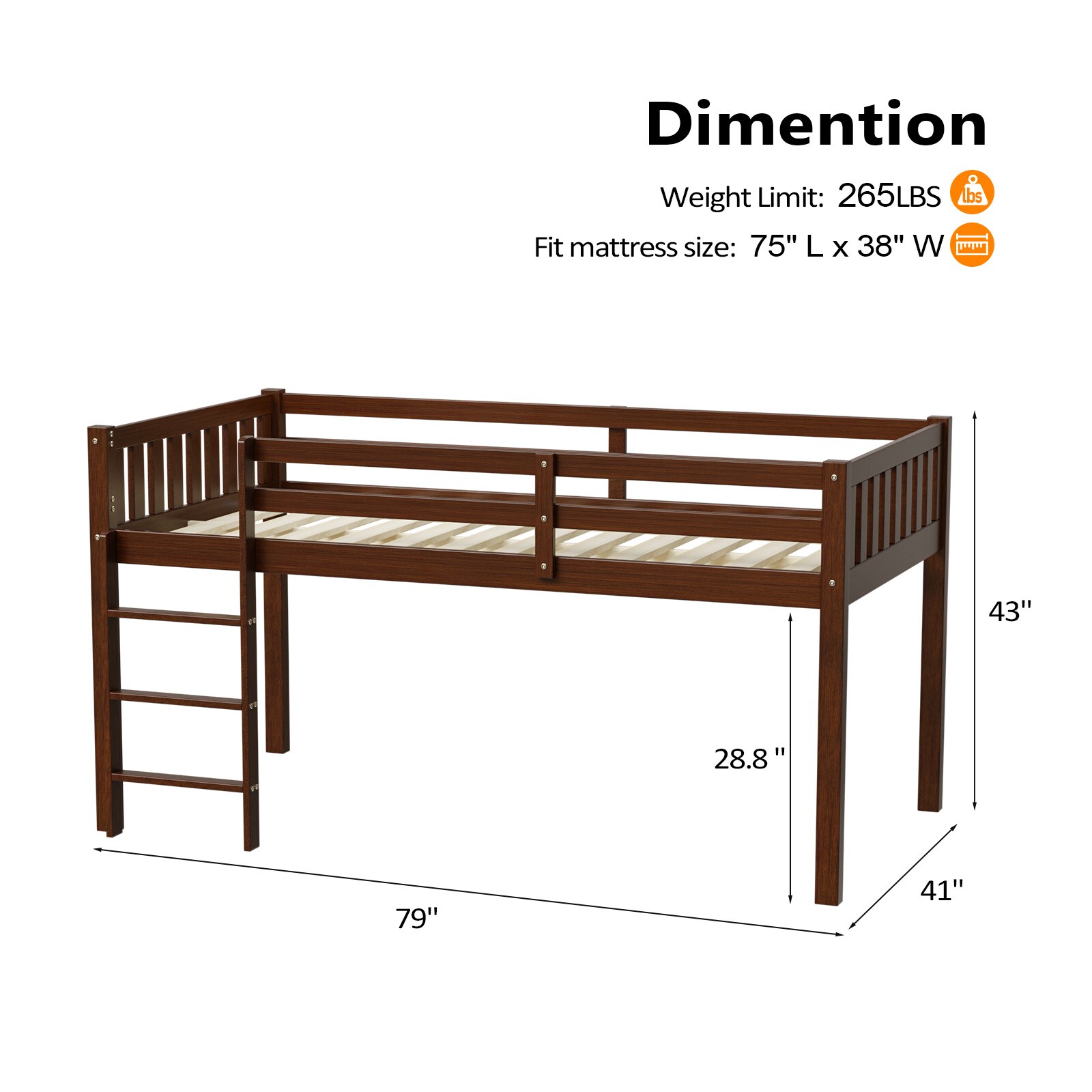 JOYMOR JM-LO-G52005140 Bunk-Beds - View #5