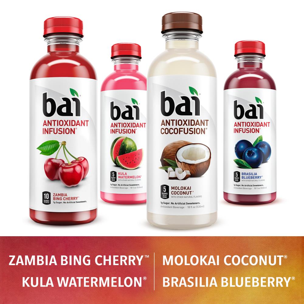 Bai Bai water sunset variety pack 15-Pack Decaffeinated Water Sunset Variety  Single-Serve Tea in the Single-Serve Coffee & Beverages department at