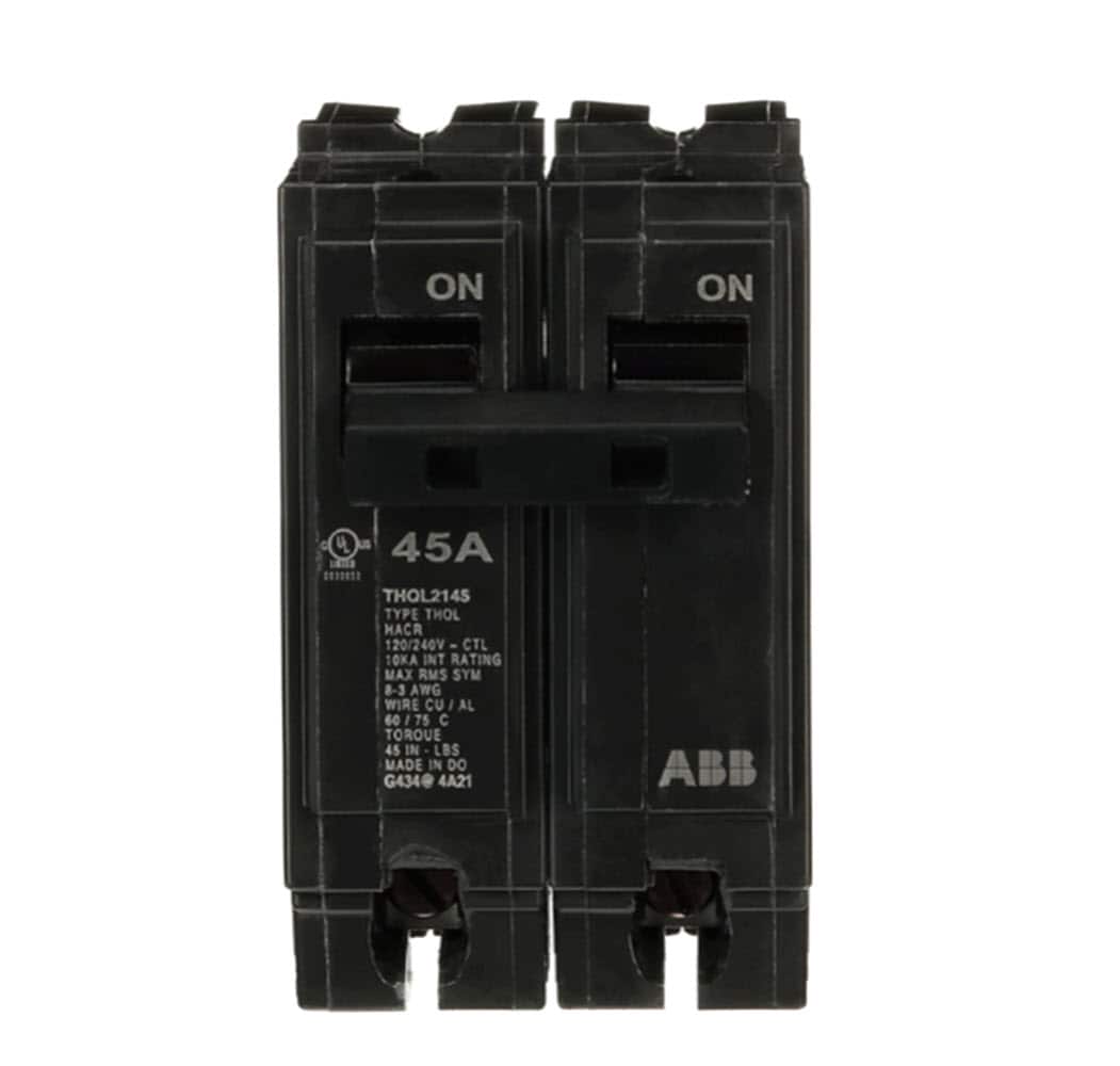 GE Q-Line THQL 45-amp 2 -Pole Standard trip Circuit Breaker #THQL2145A