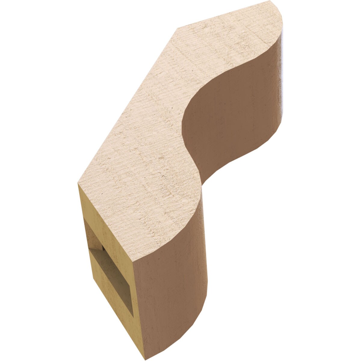Ekena Millwork BRCUR03X08X08CARRCPR braces - View #7