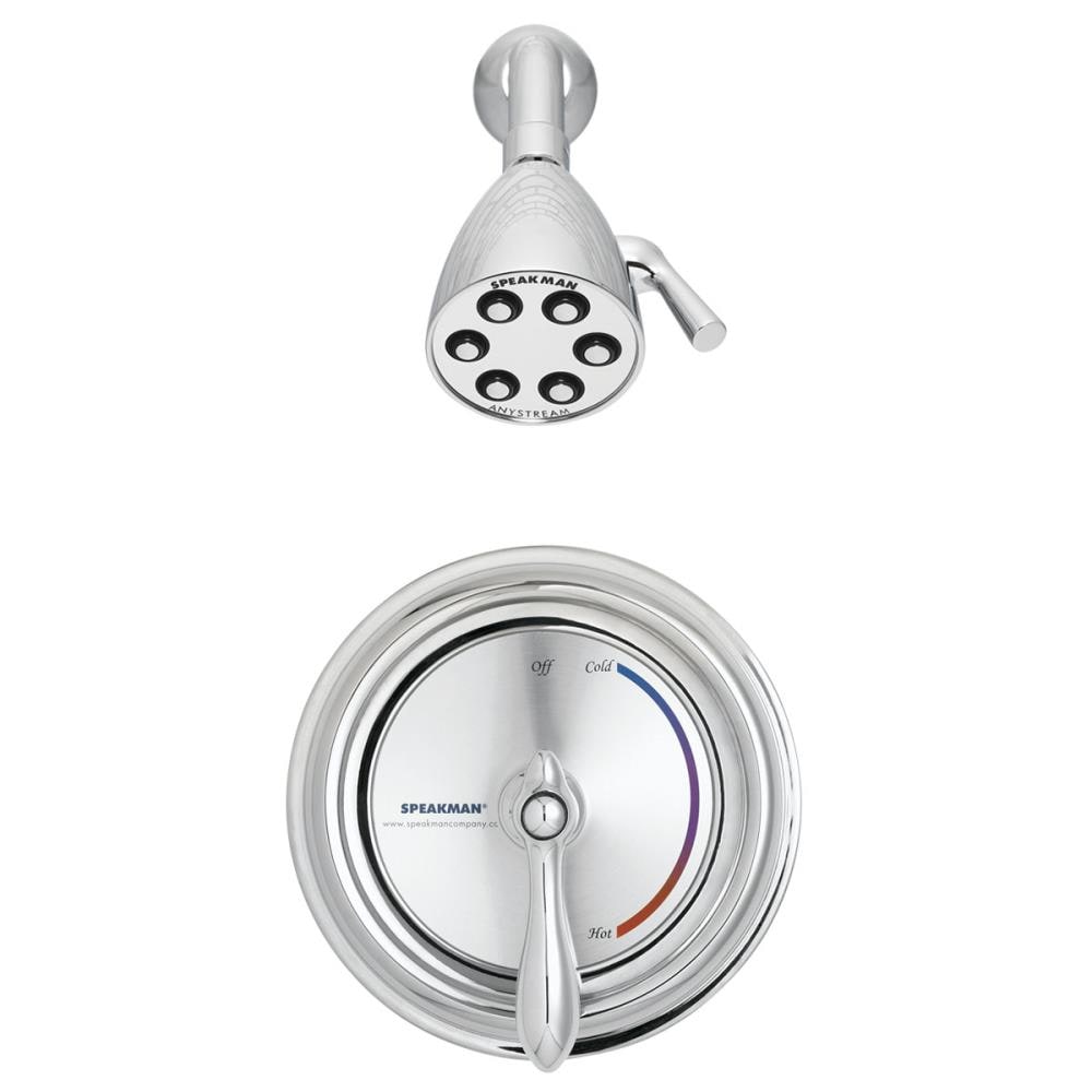Speakman SM-3010-IS-2 Sentinel Mark II Polished Chrome 1-handle Multi-function 2.8-in Shower Faucet with Valve