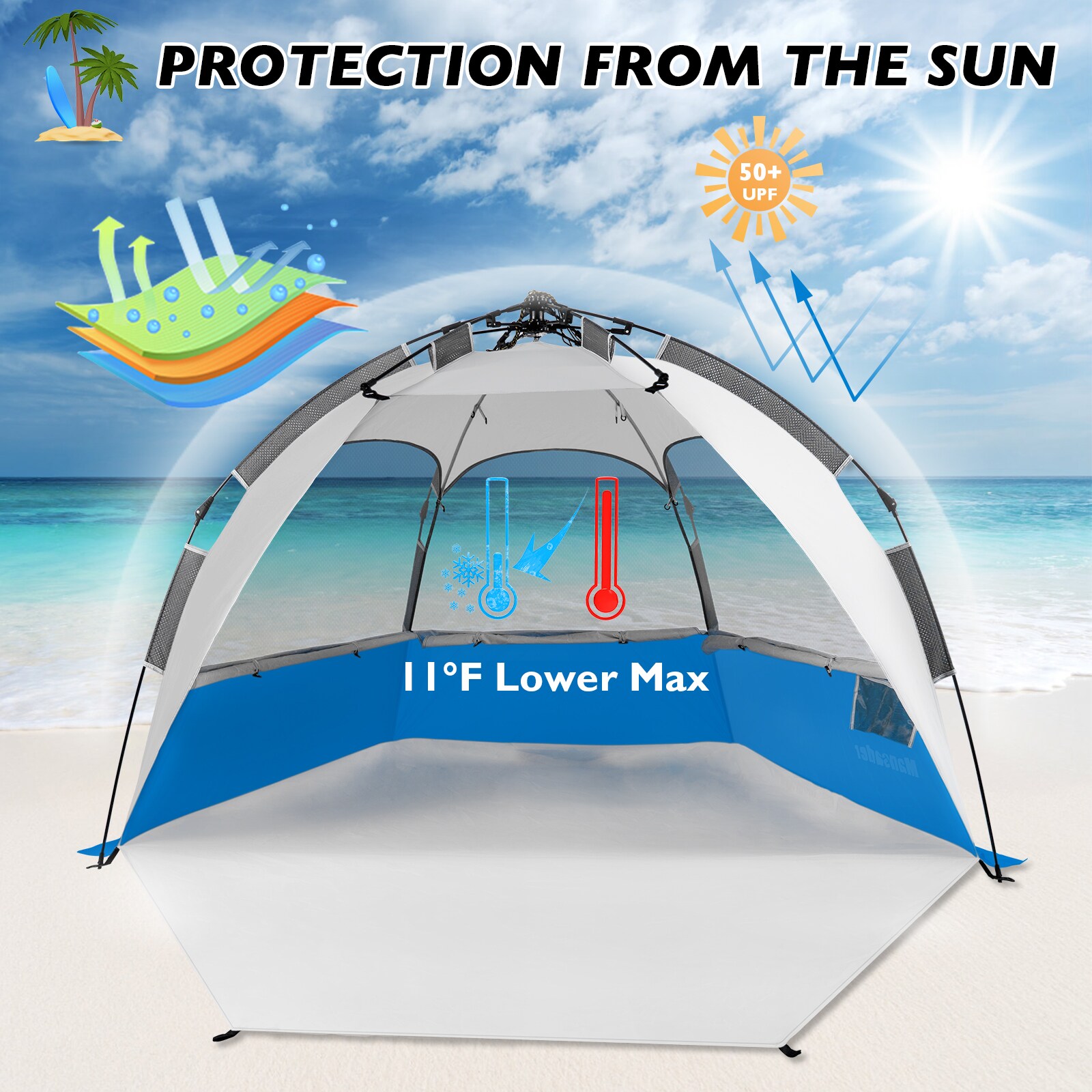 GARSING MANSADER-BSA-2-3P-GB tents - View #6