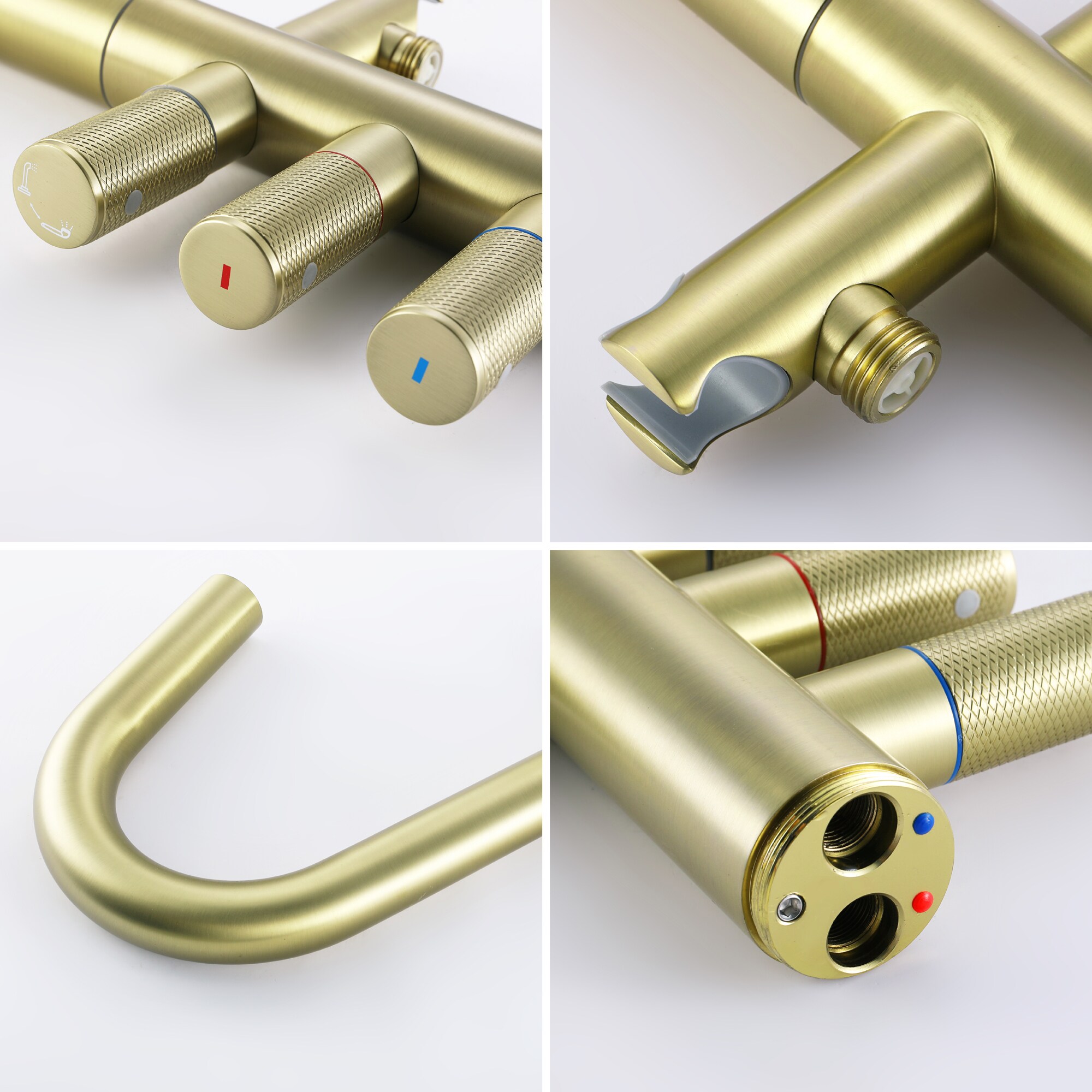 WELLFOR SMG-18013BG Roman-Tub-Faucets - View #14