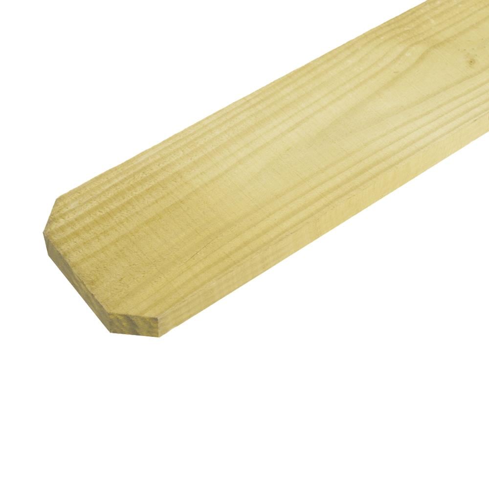 Severe Weather 77196 1-in x 4-in x 6-ft Pressure Treated Pine Dog ear Fence Picket