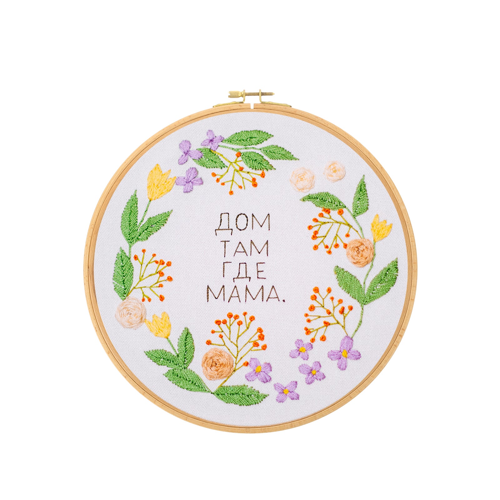 PATIKIL 11 Inch Beech Wood Embroidery Hoops Circle Cross Stitch Hoop Frames Arc Side Embroidery Hoop Ring with Adjustment Brass Screw for Sewing Needlework DIY Craft Decoration