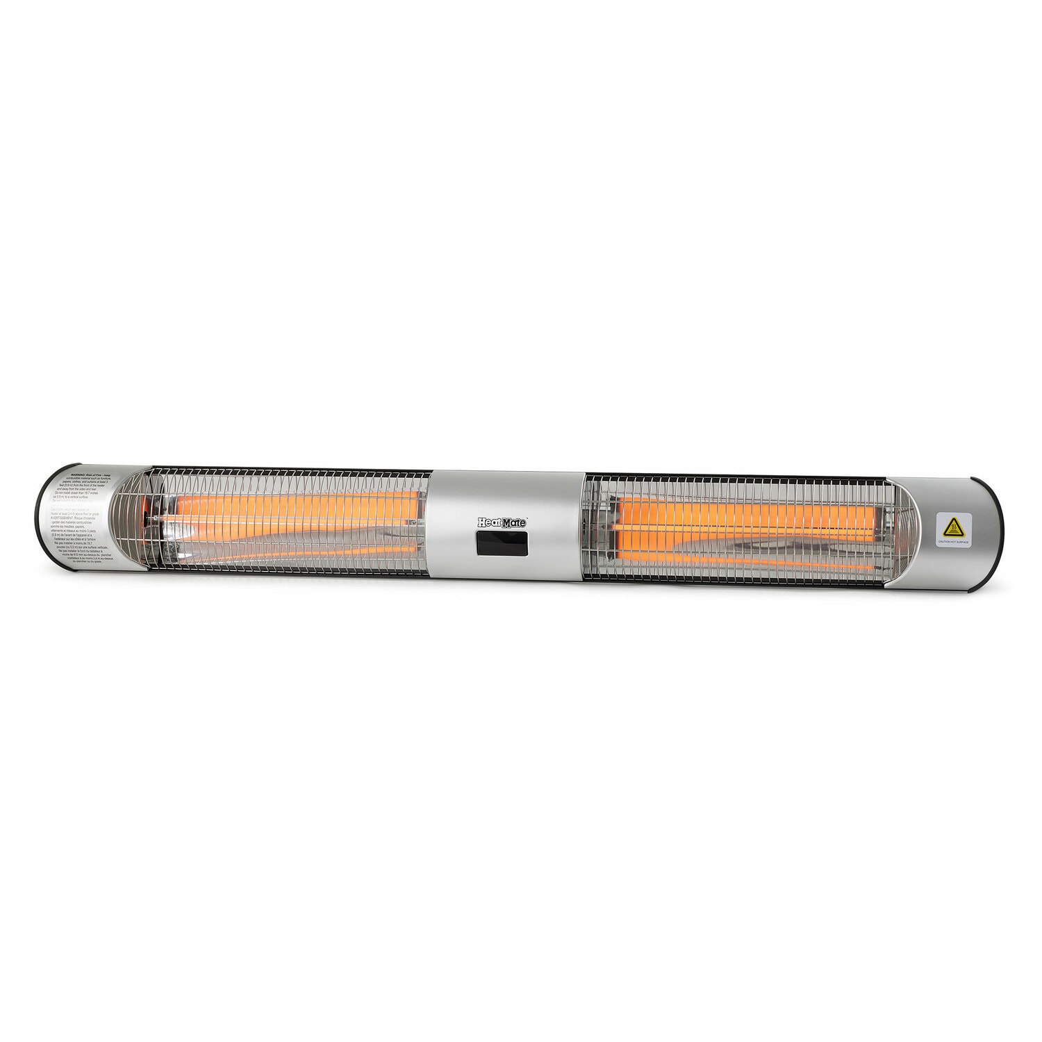HeatMate 282733 120 -Volt Silver and black Stone Electric Patio Heater