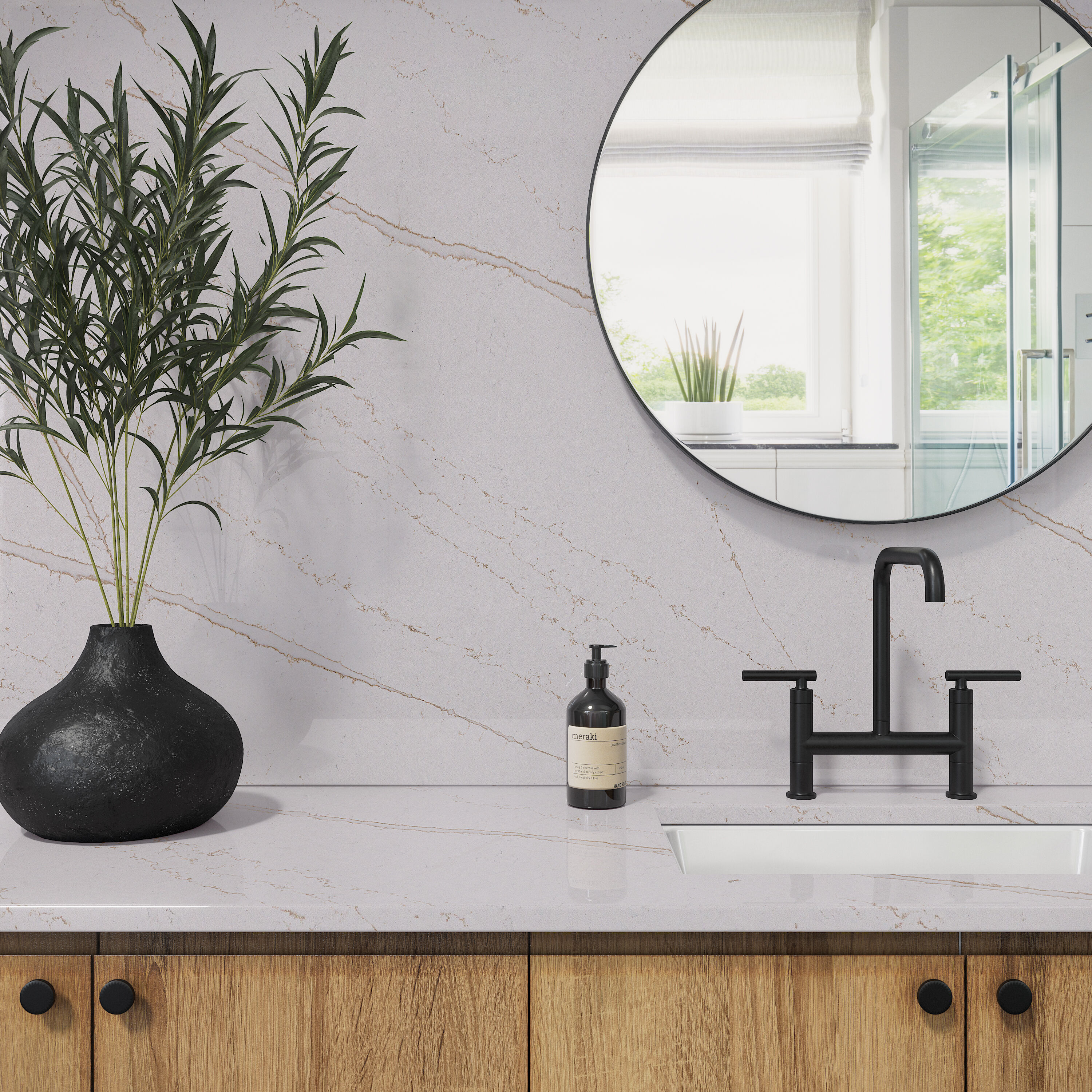 ONE Quartz OQ50SLBM11/4X1L Countertop-Samples - View #5