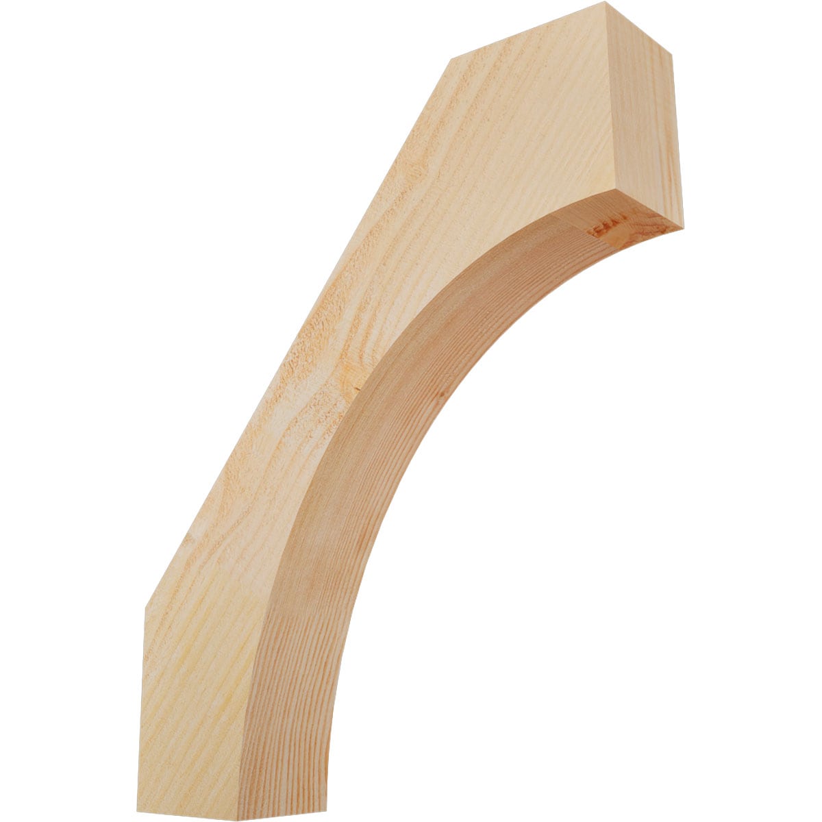 Ekena Millwork BRC04X18X22WTL00RDF 4-in x 18-in x 22-in Douglas Fir Unfinished Wood Westlake Tough Sawn Knee Brace