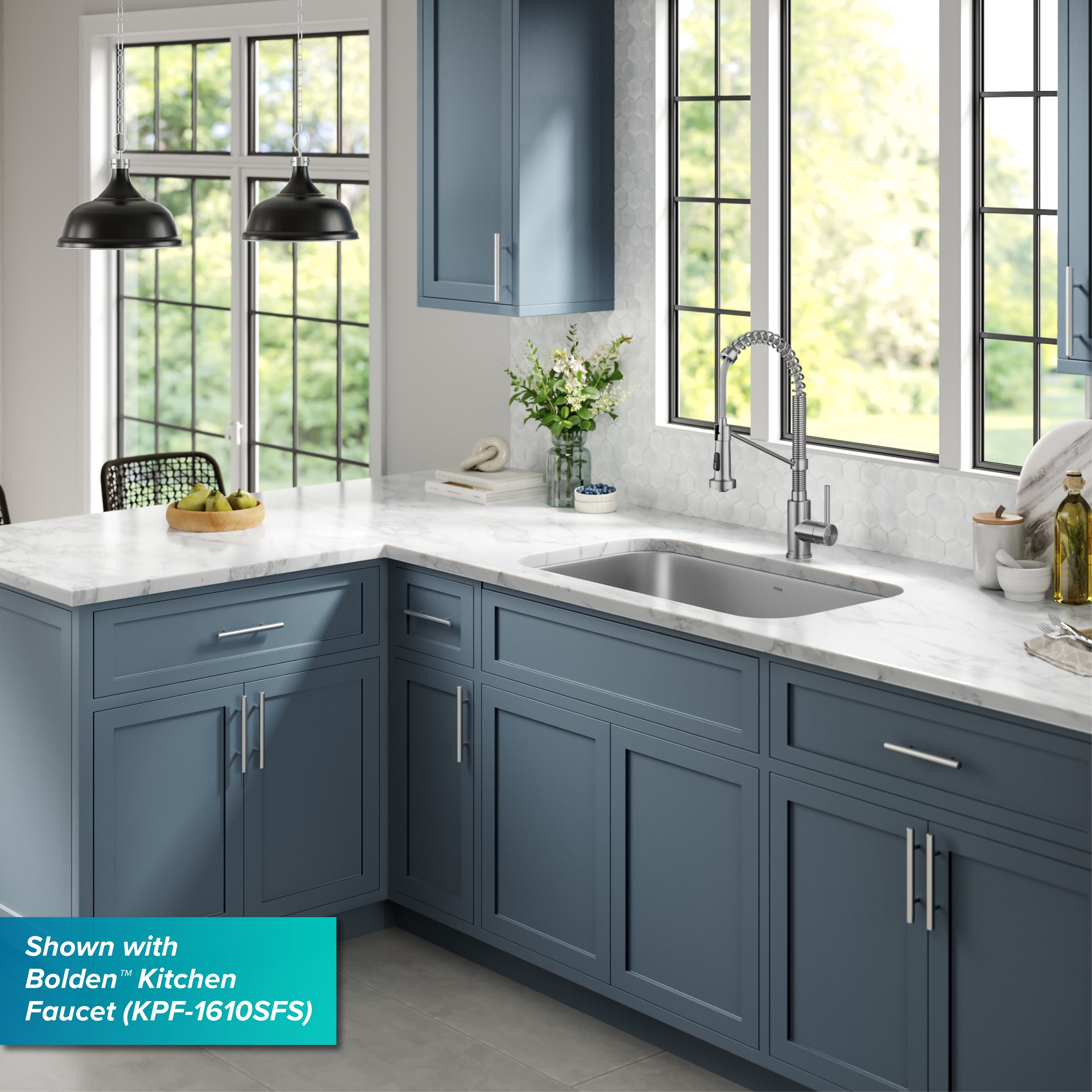 Kraus KBU44 Kitchen-Sinks - View #11