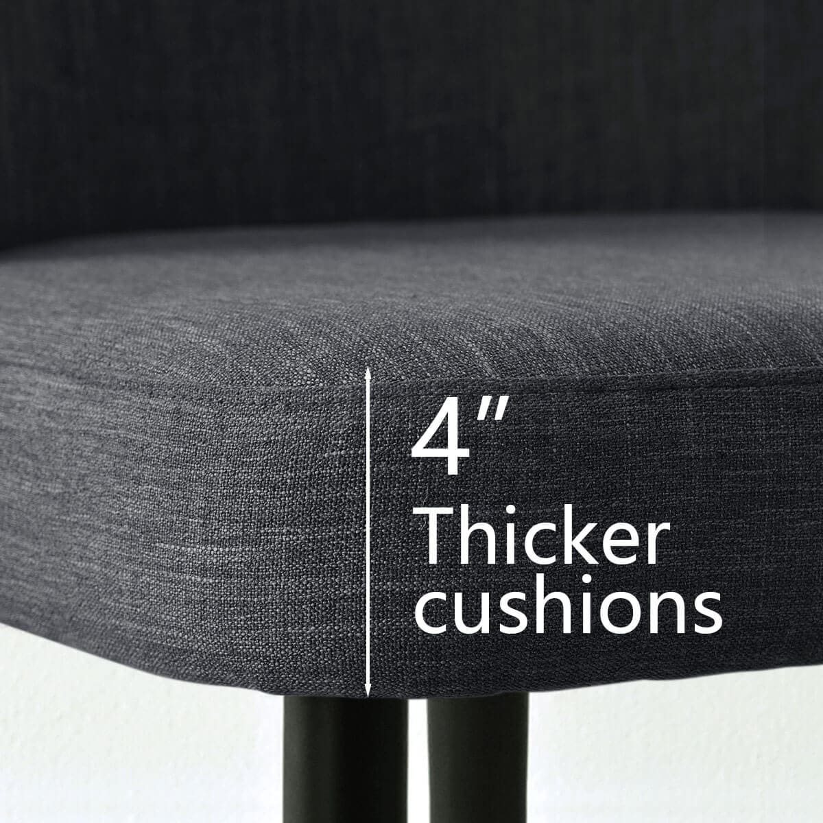 Maison Boucle HAVANA-METAL-BLACK8 Dining-Chairs - View #7