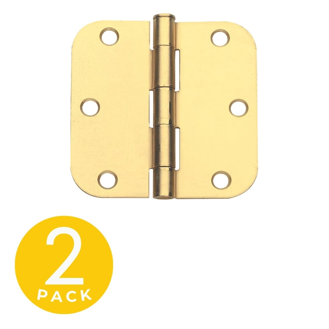 Global Door Controls 3-in H Surface Mount Interior/Exterior Door Hinge 2-Pack