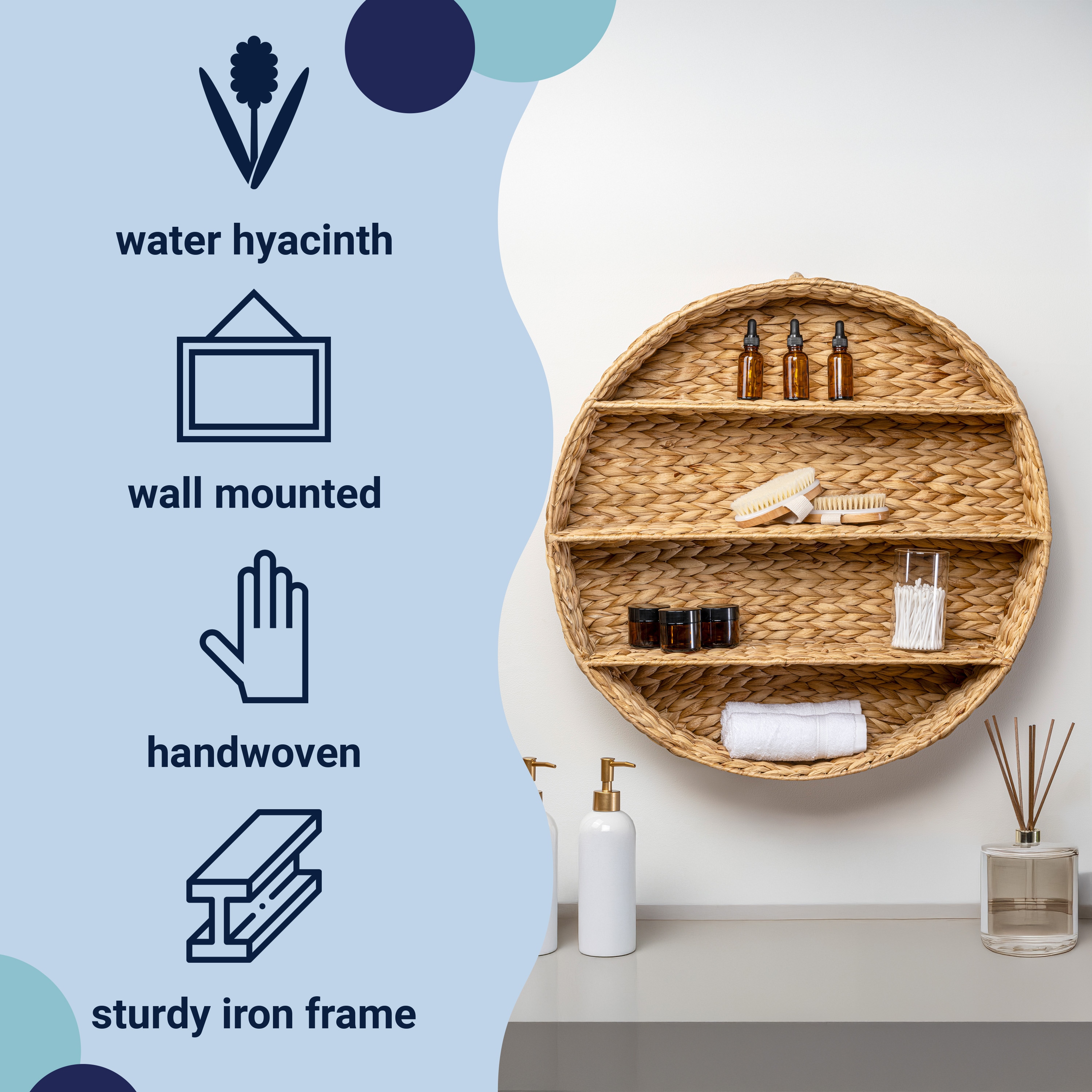 happimess WRK1000A Wall-Mounted-Shelving - View #3