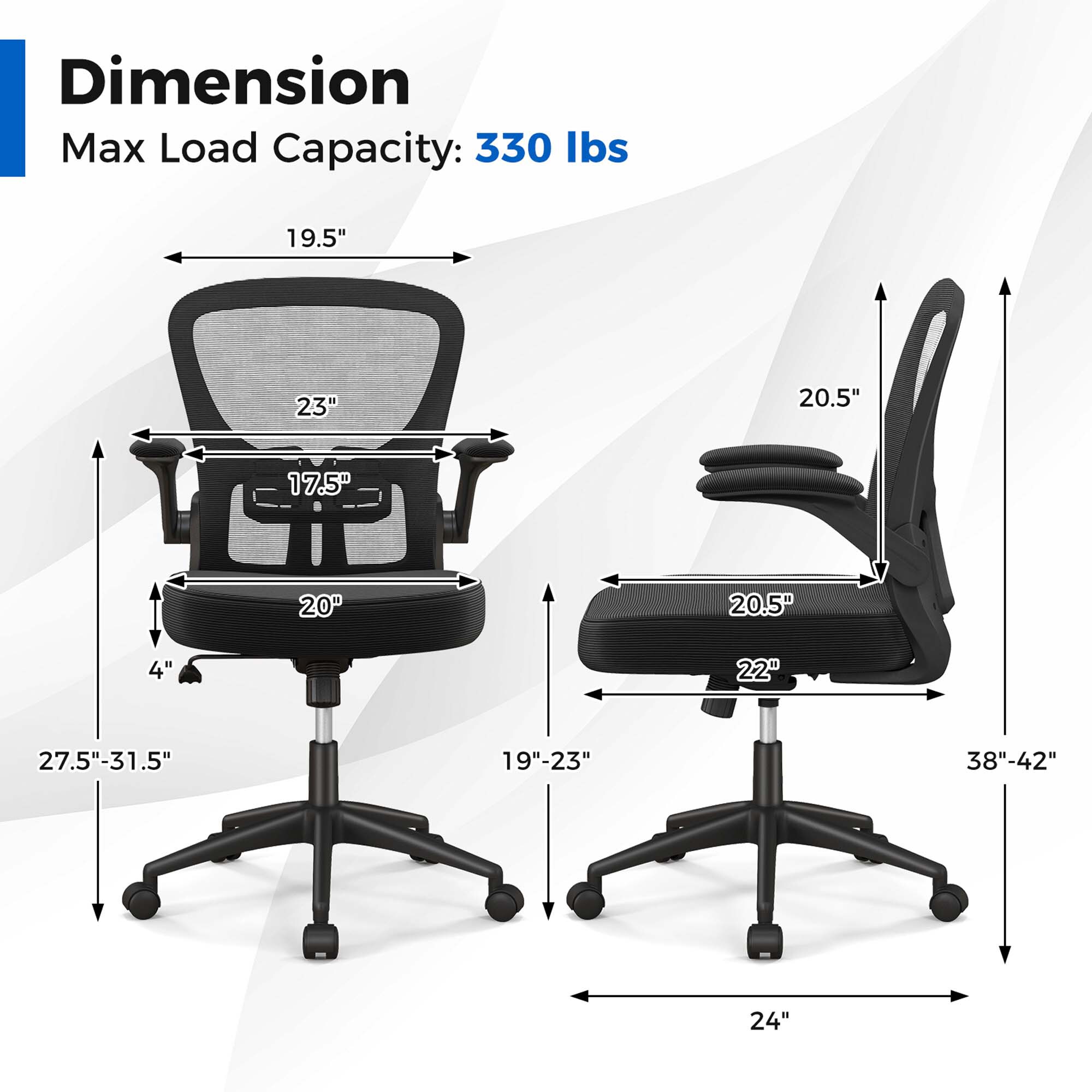 Costway HCST01706 Office-Chairs - View #2