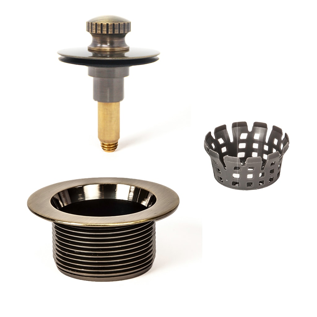 PF WaterWorks PF0940-AB Antique brass Antique Brass Lift and lock Drain