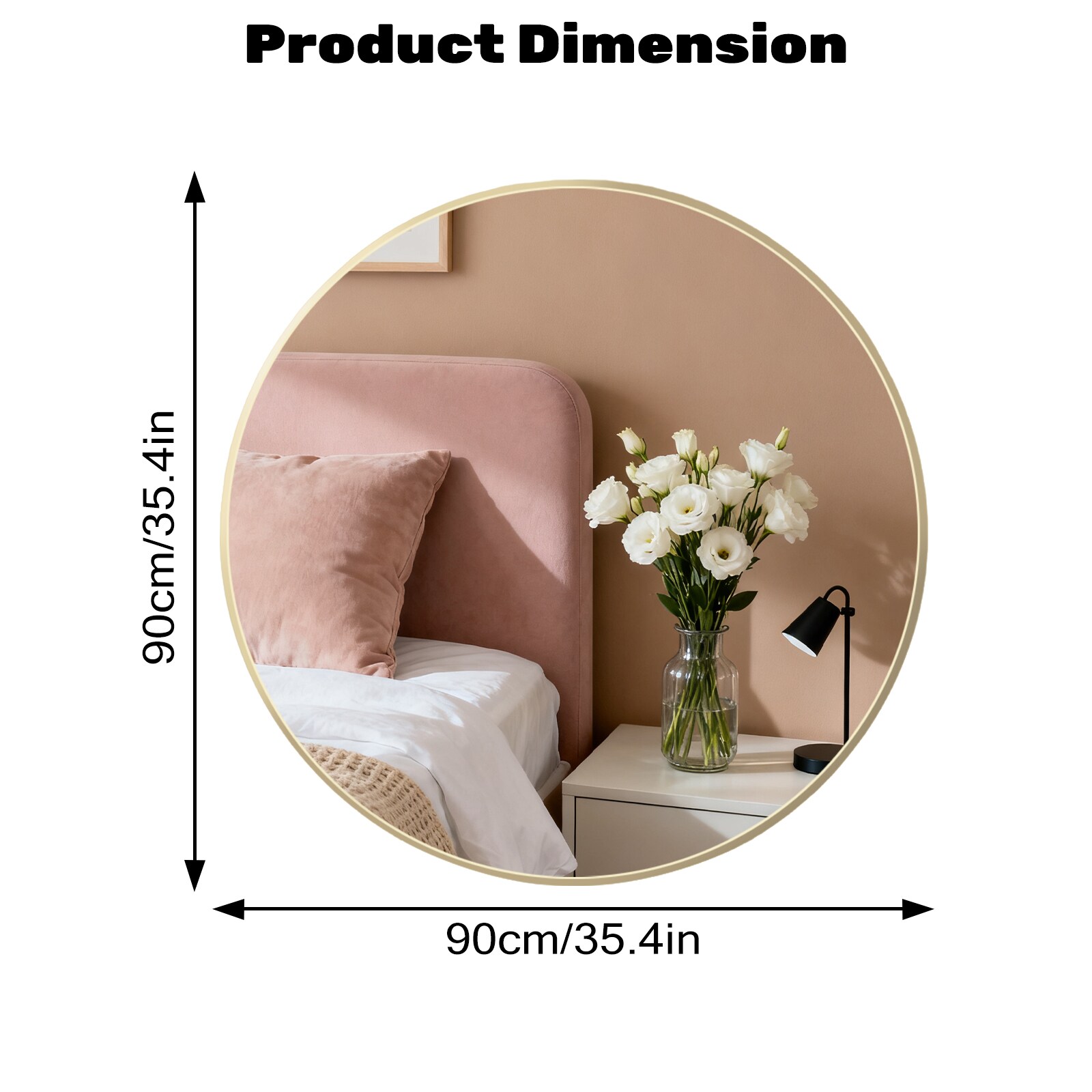 OOU HJ119534 Framed-Bath-Mirrors - View #2