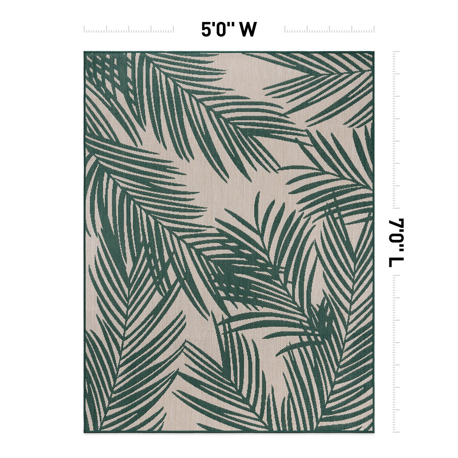 World Rug Gallery 117GREEN5X7 rugs - View #3
