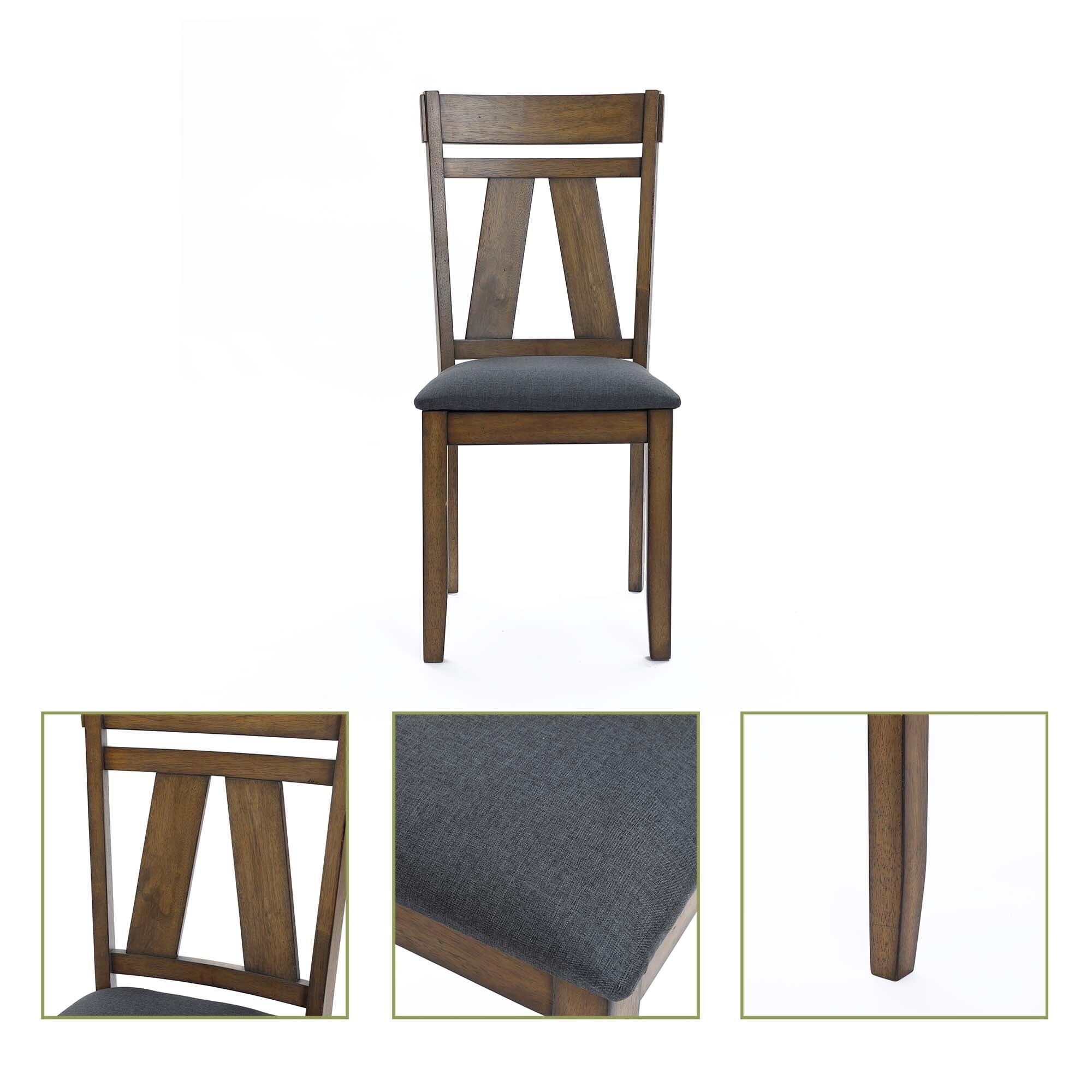 LuxenHome WHIF1878 chairs - View #5