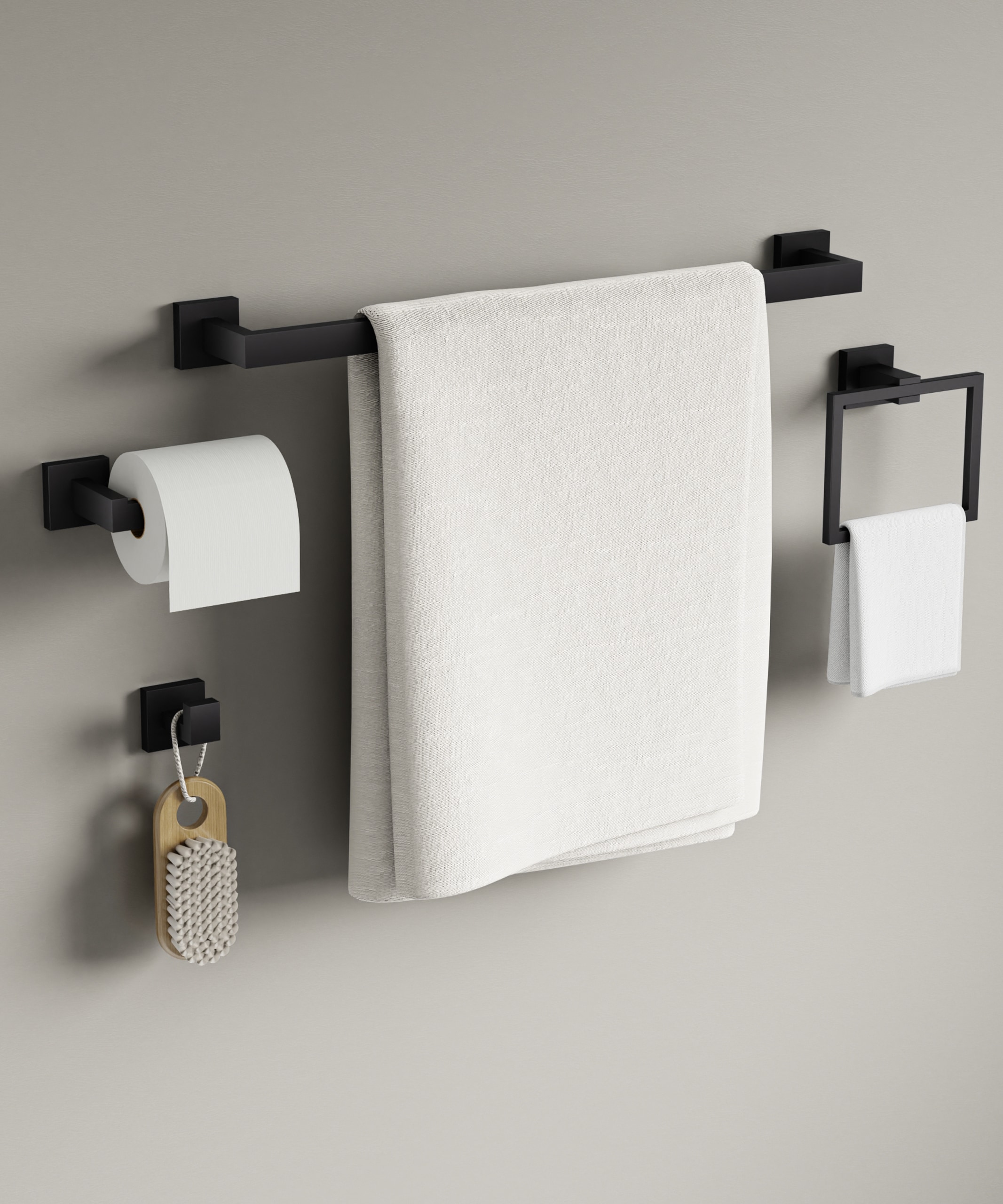 BWE A-91002-BLACK Decorative-Bath-Hardware-Kits - View #2