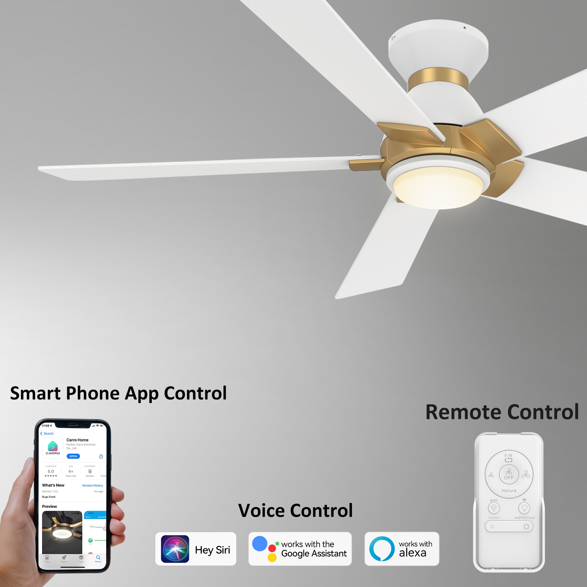 CARRO USA LS485J1-L11-W1-1G-FM Ceiling-Fans - View #2