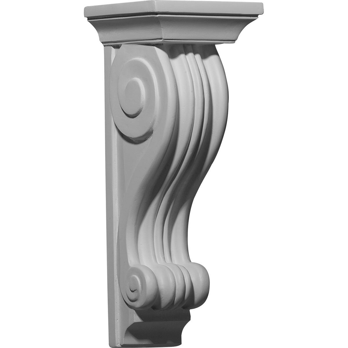 Ekena Millwork COR05X06X14SA 5-in x 6.0000-in x 14-in Primed White Urethane Paintable Corbel