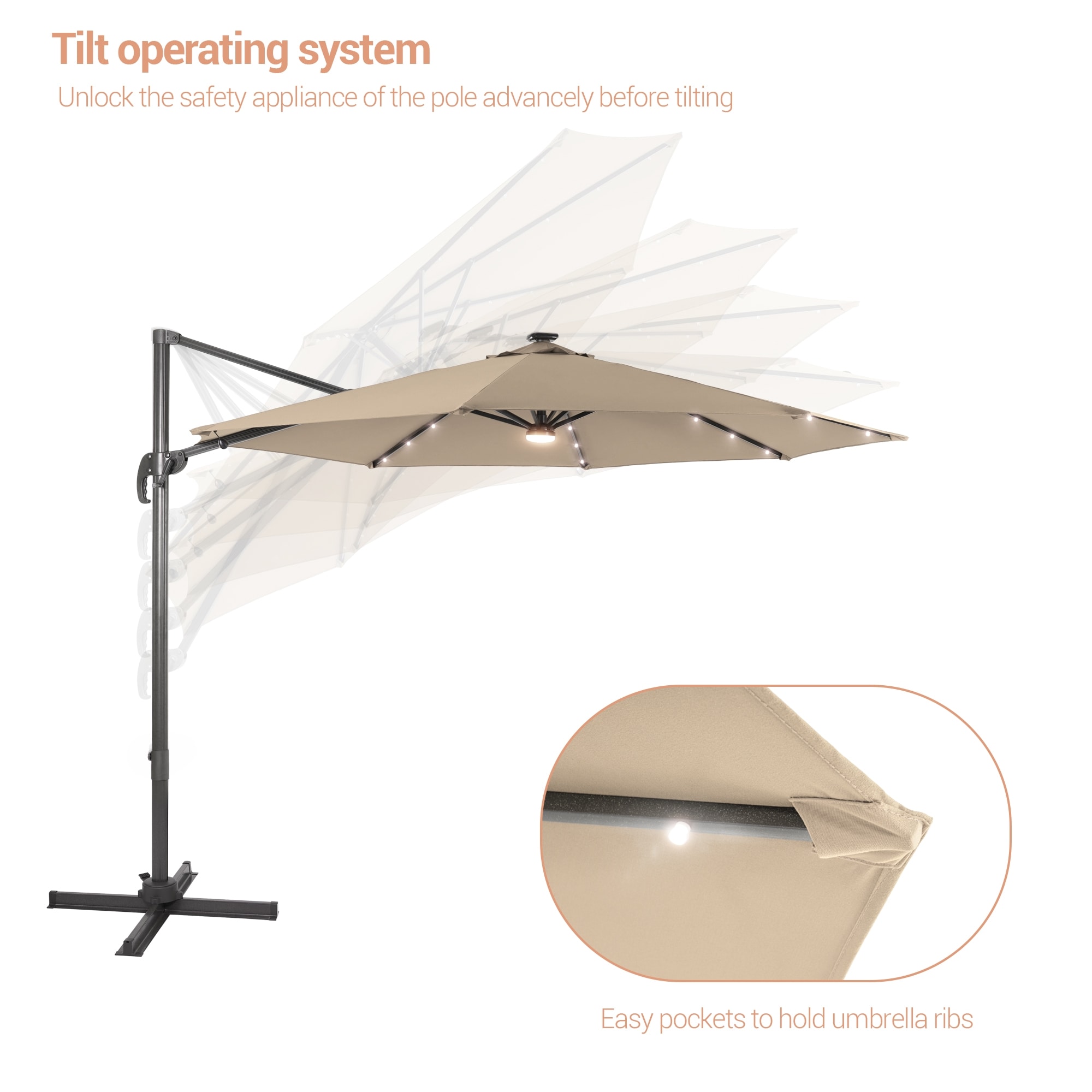 ACEGOSES LW-335SD-LED Umbrellas-2 - View #3