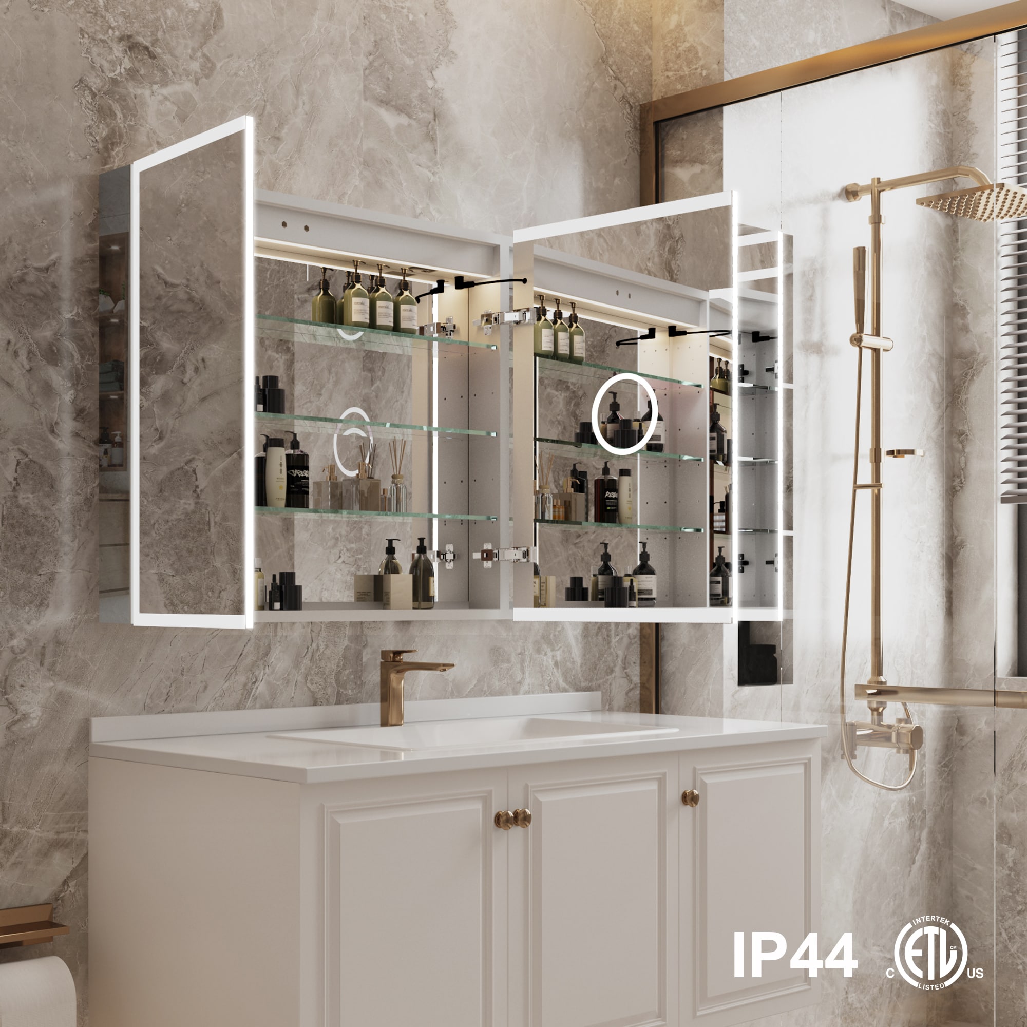 Forclover MEAM-EL4830 Bathroom-Medicine-Cabinets - View #11