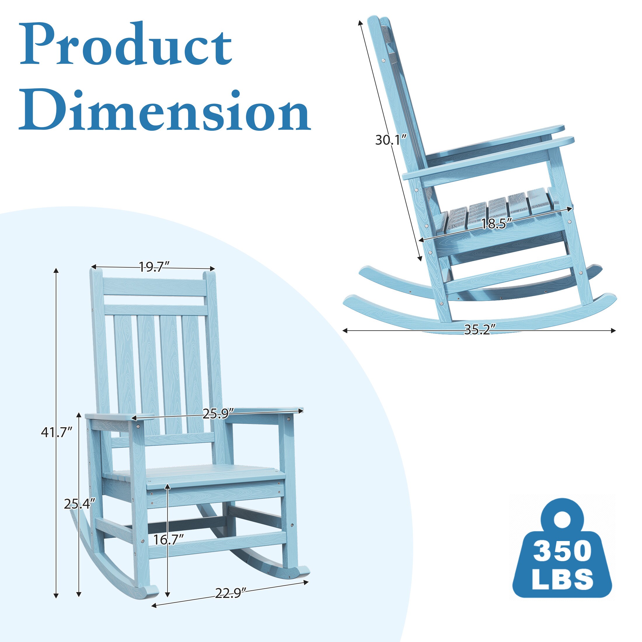 JEAREY TRGY02-LB Patio-Chairs - View #3