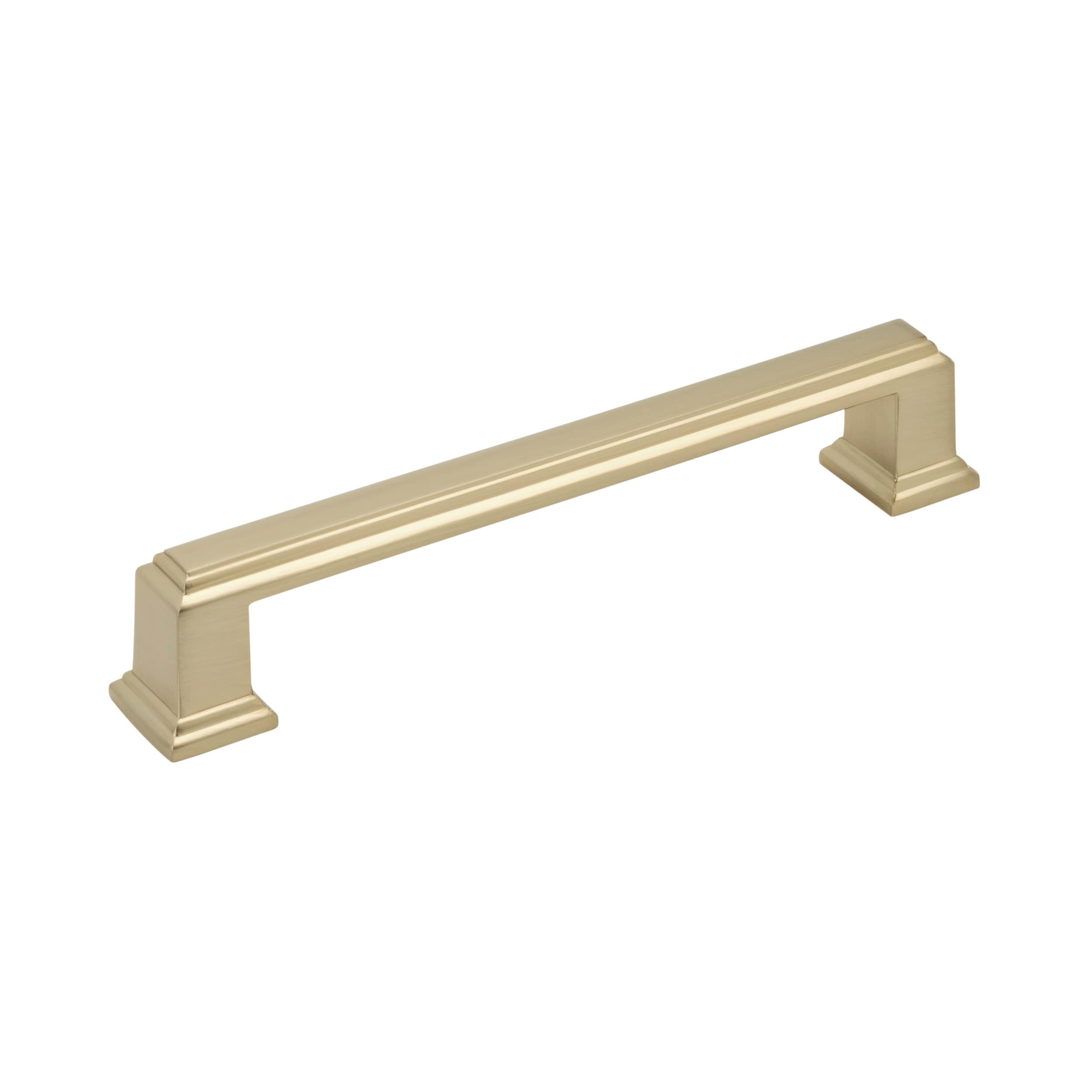 Amerock BP36760BBZ Appoint 5-1/16-in , 128mm Center to Center Golden Champagne Rectangular Bar Drawer Pulls