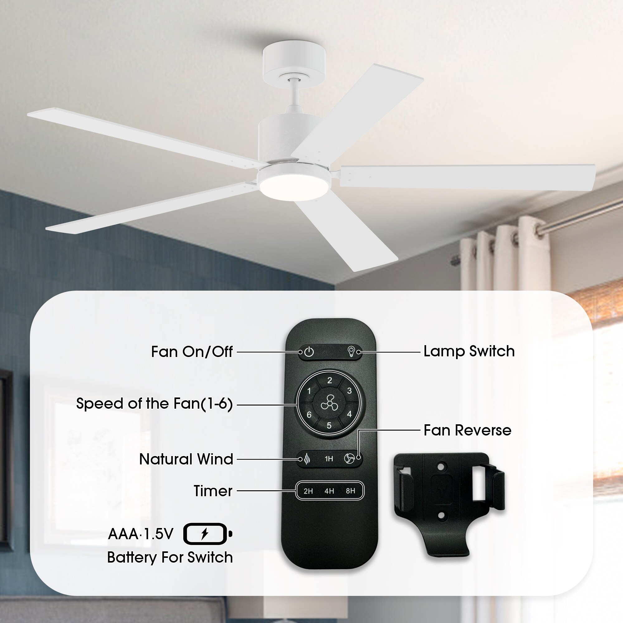 VACZON VZA01W110A Ceiling-Fans - View #4