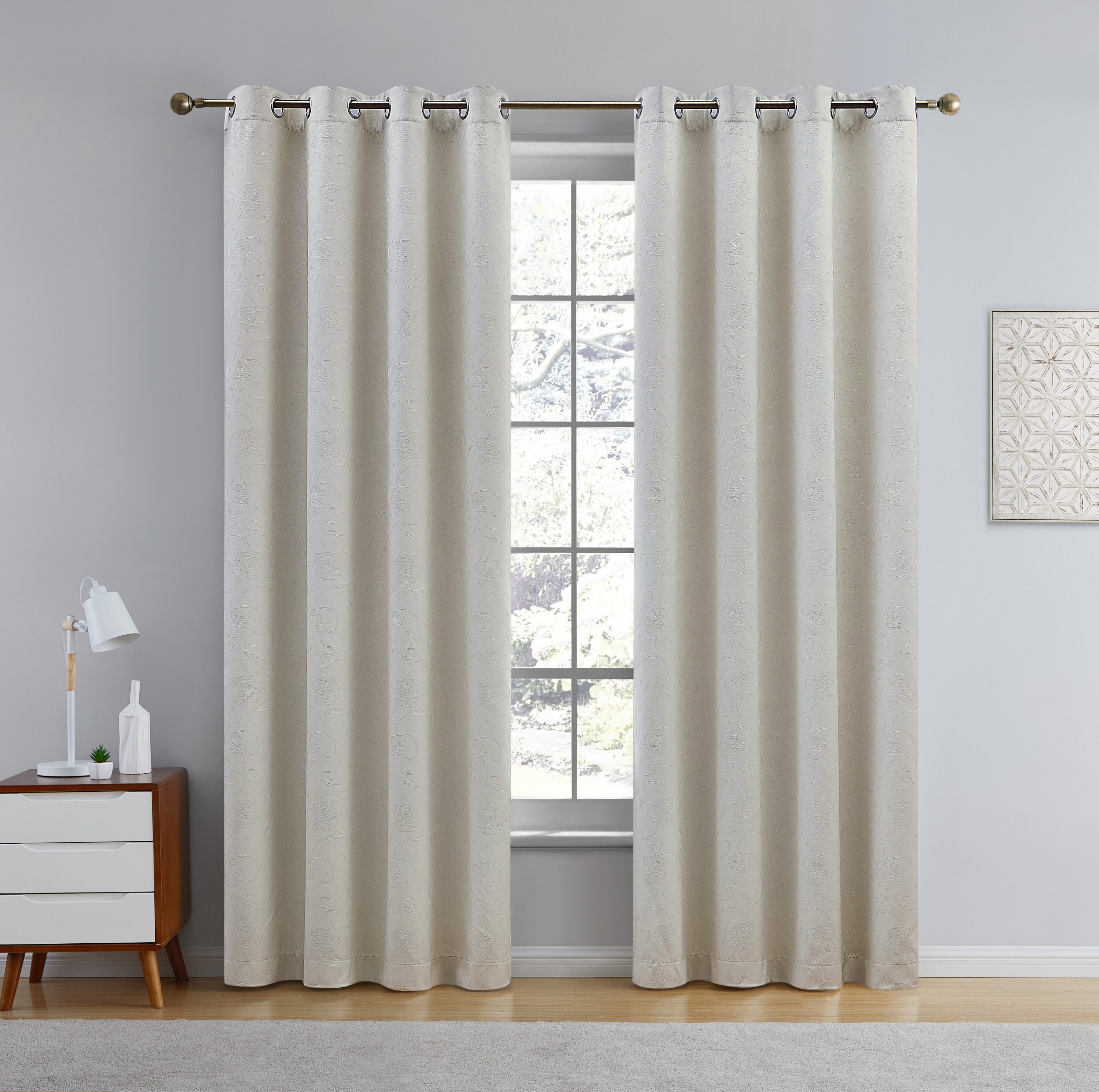HLC.me TYLR-5263BEIG curtains - View #3