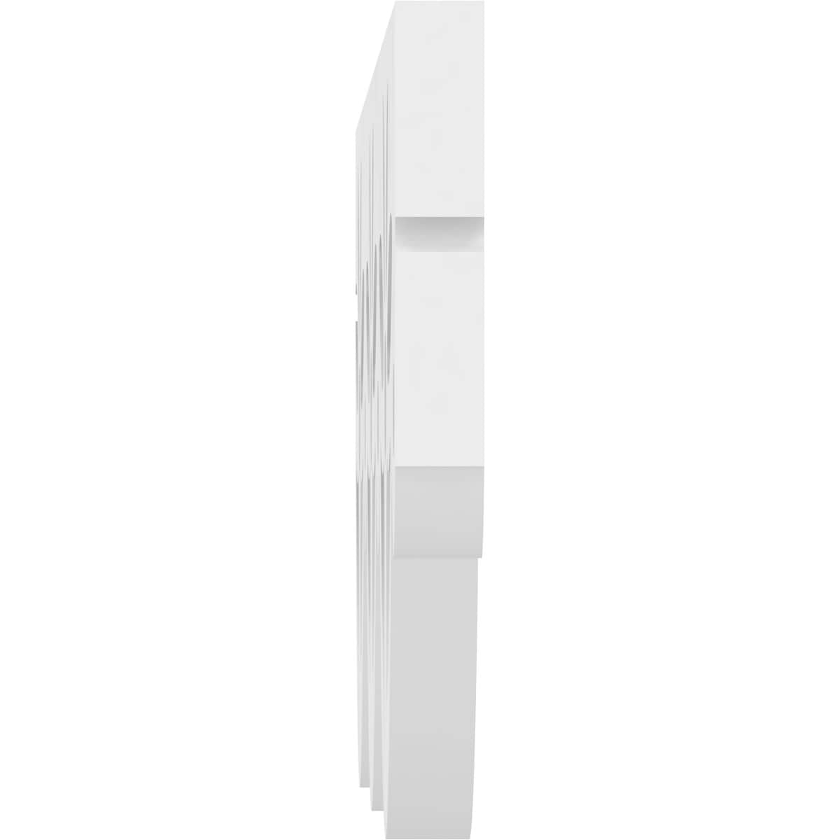 Weston 48-Inch White PVC Decorative Running Trim