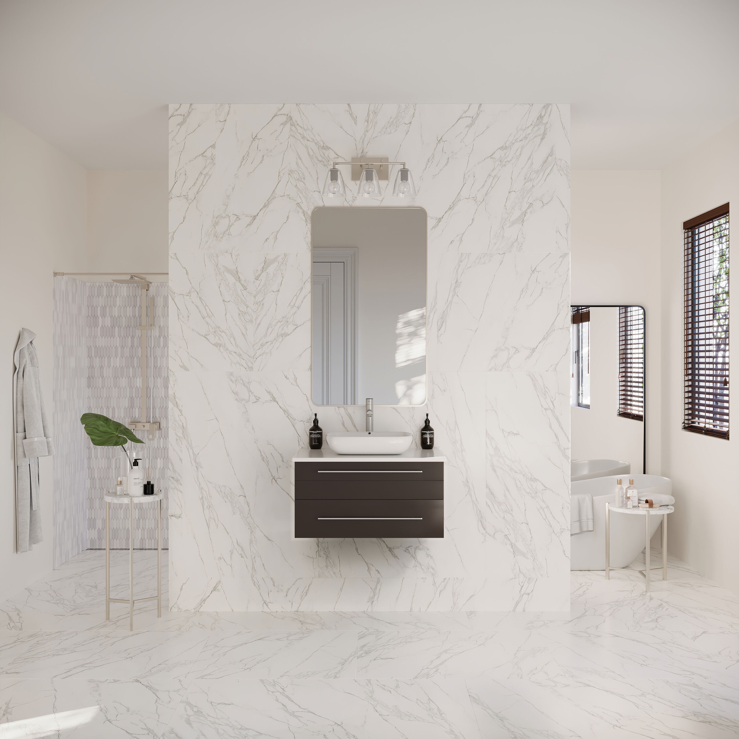 Fresca FCB6130ES-VSL-CWH-V Bath-Vanity-Combo - View #5