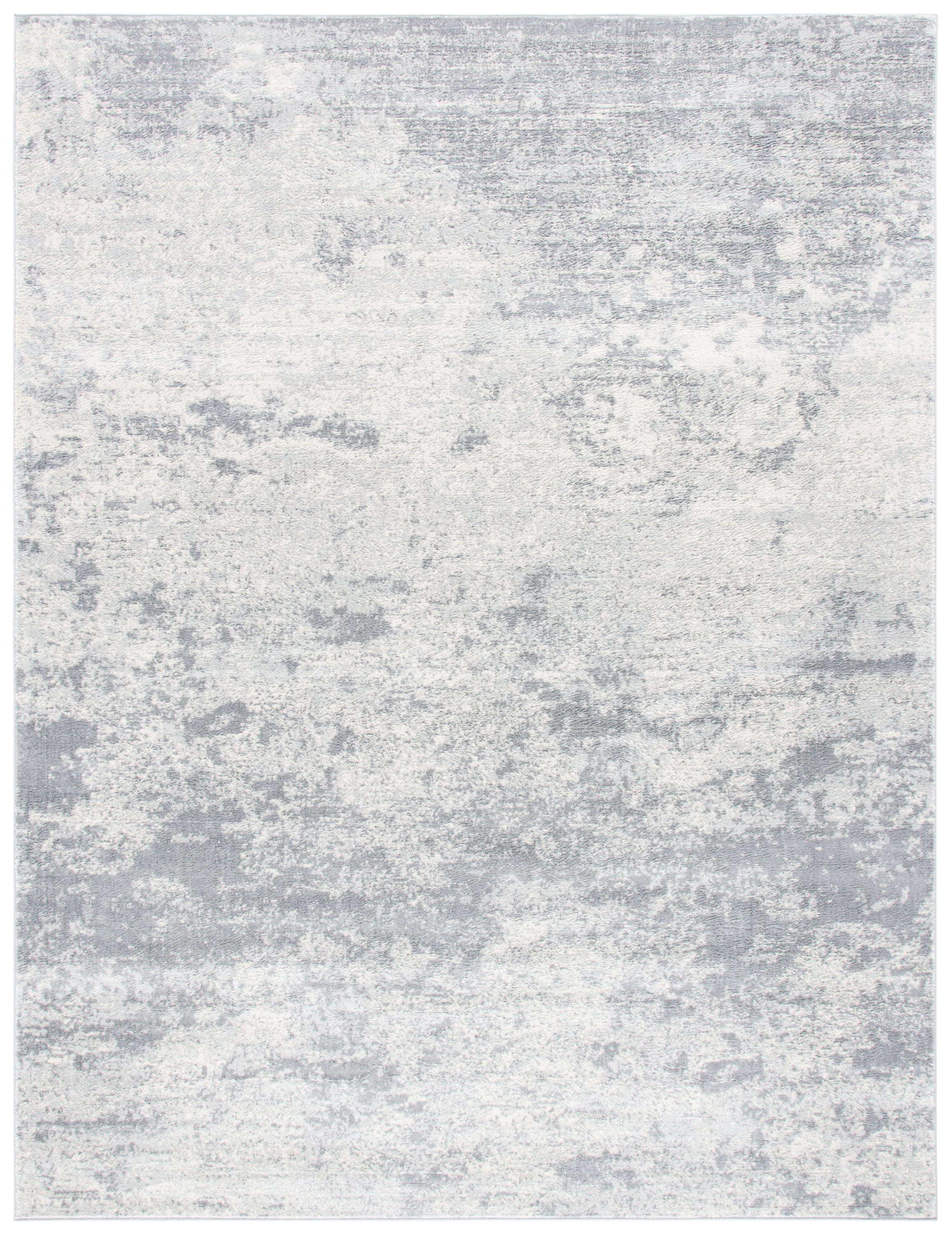 Safavieh BNT822H-8 Brentwood Malissie 8 x 10 (ft) Loomed Polypropylene Gray/Ivory Rectangular Indoor Distressed/Overdyed Bohemian/Eclectic Area rug