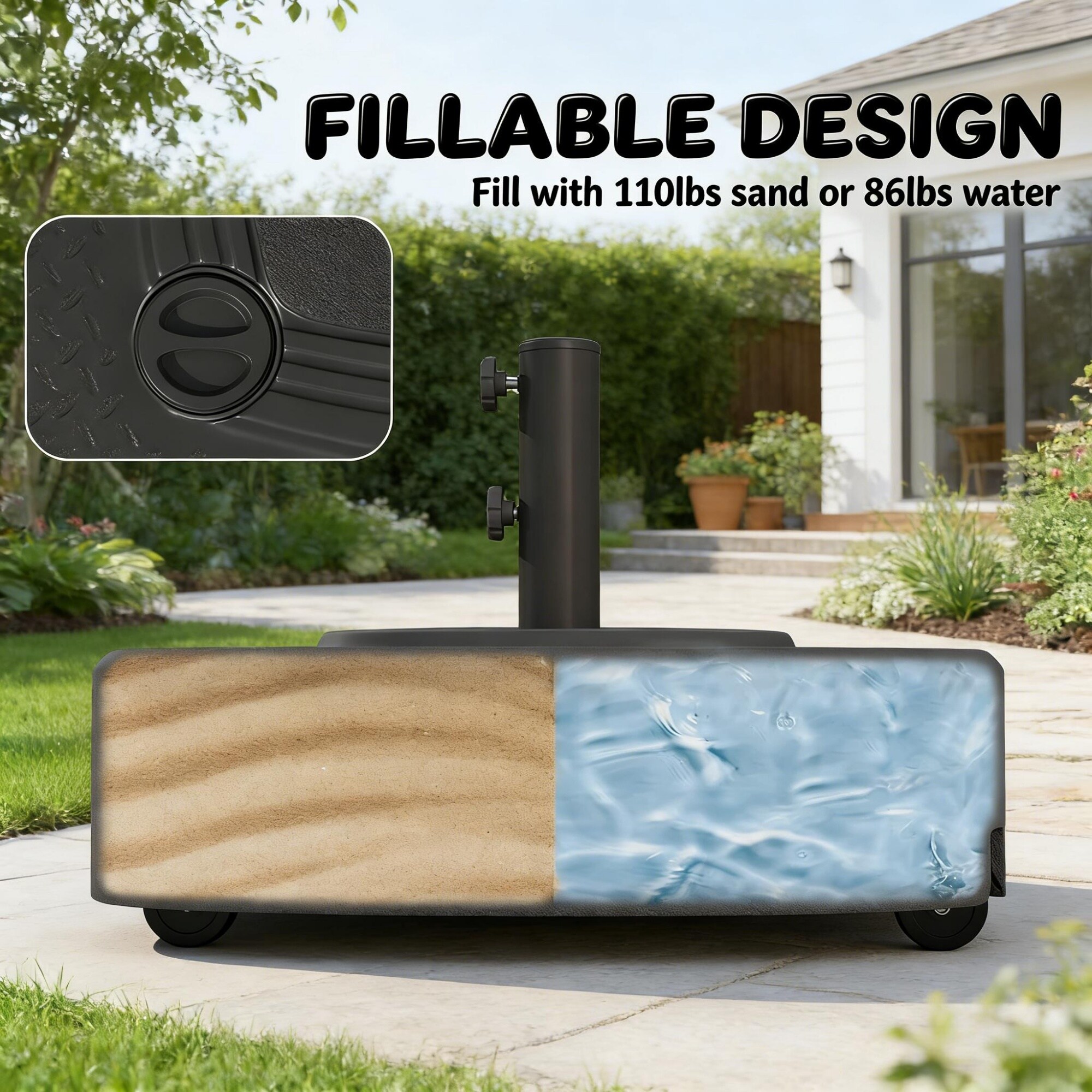Wooakway FXLS0607-605A83 Umbrella-Bases - View #4