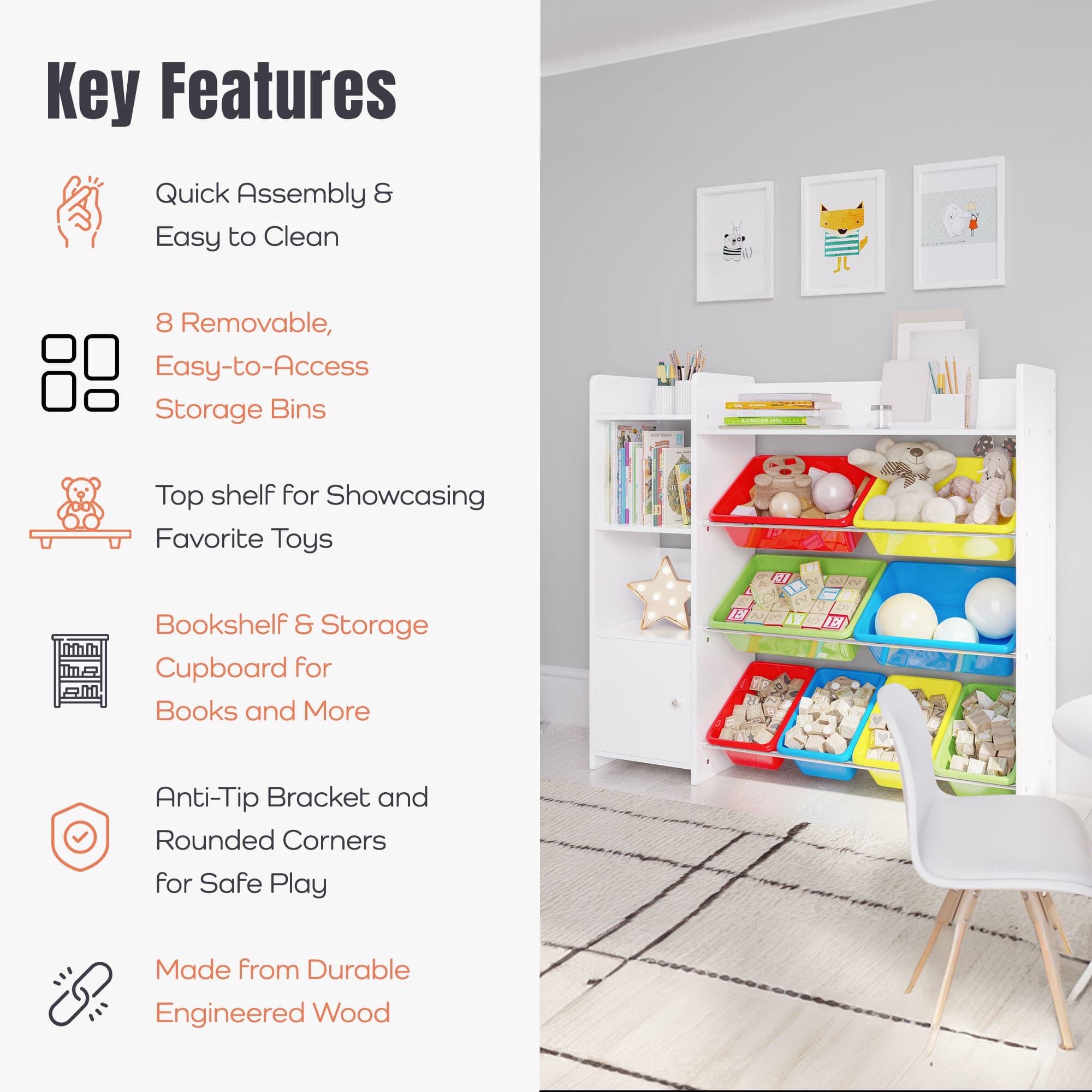 STURDIS 401162 Kids-Bookcases - View #3