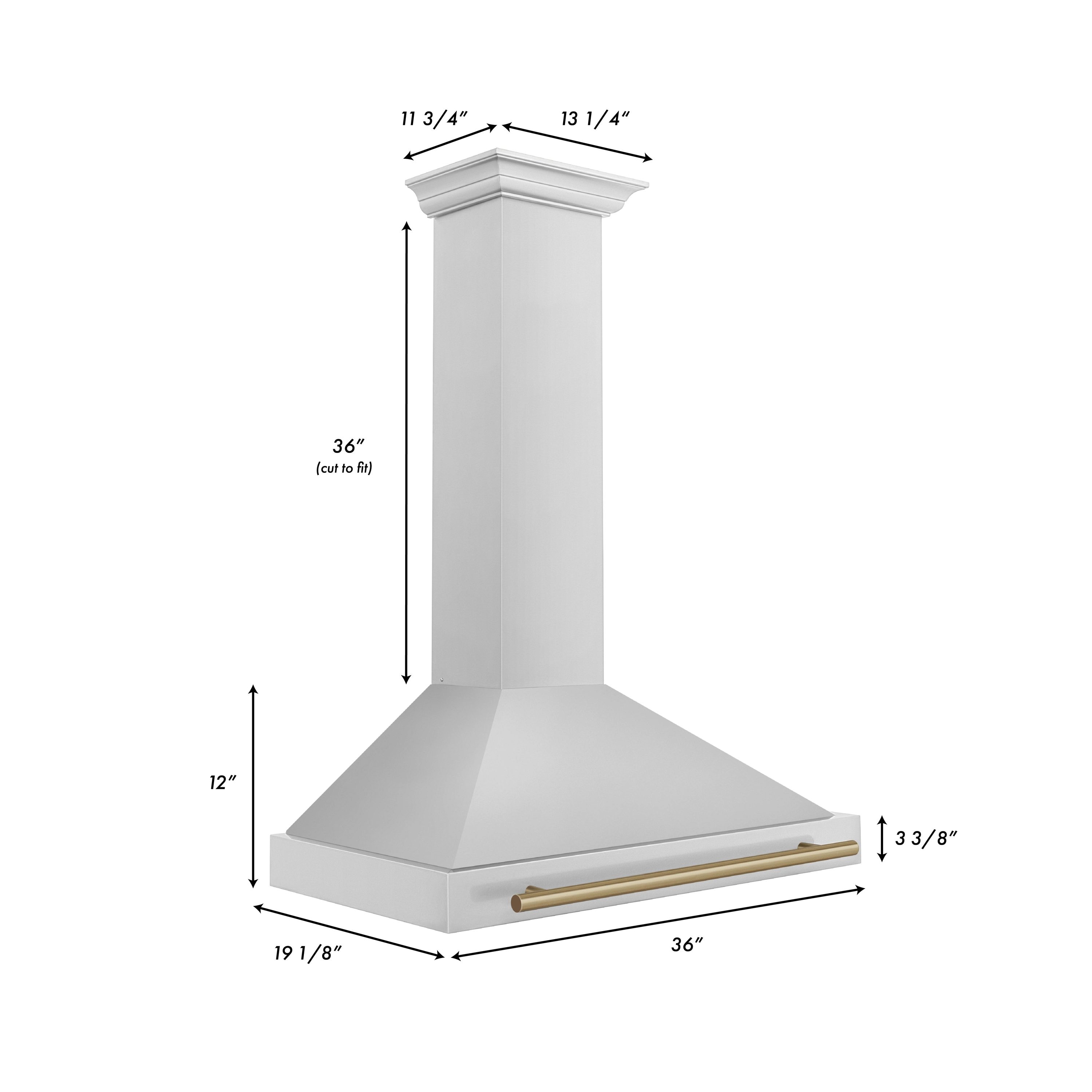 ZLINE KITCHEN & BATH KB4STZ-36-CB Wall-Mounted-Range-Hoods - View #3