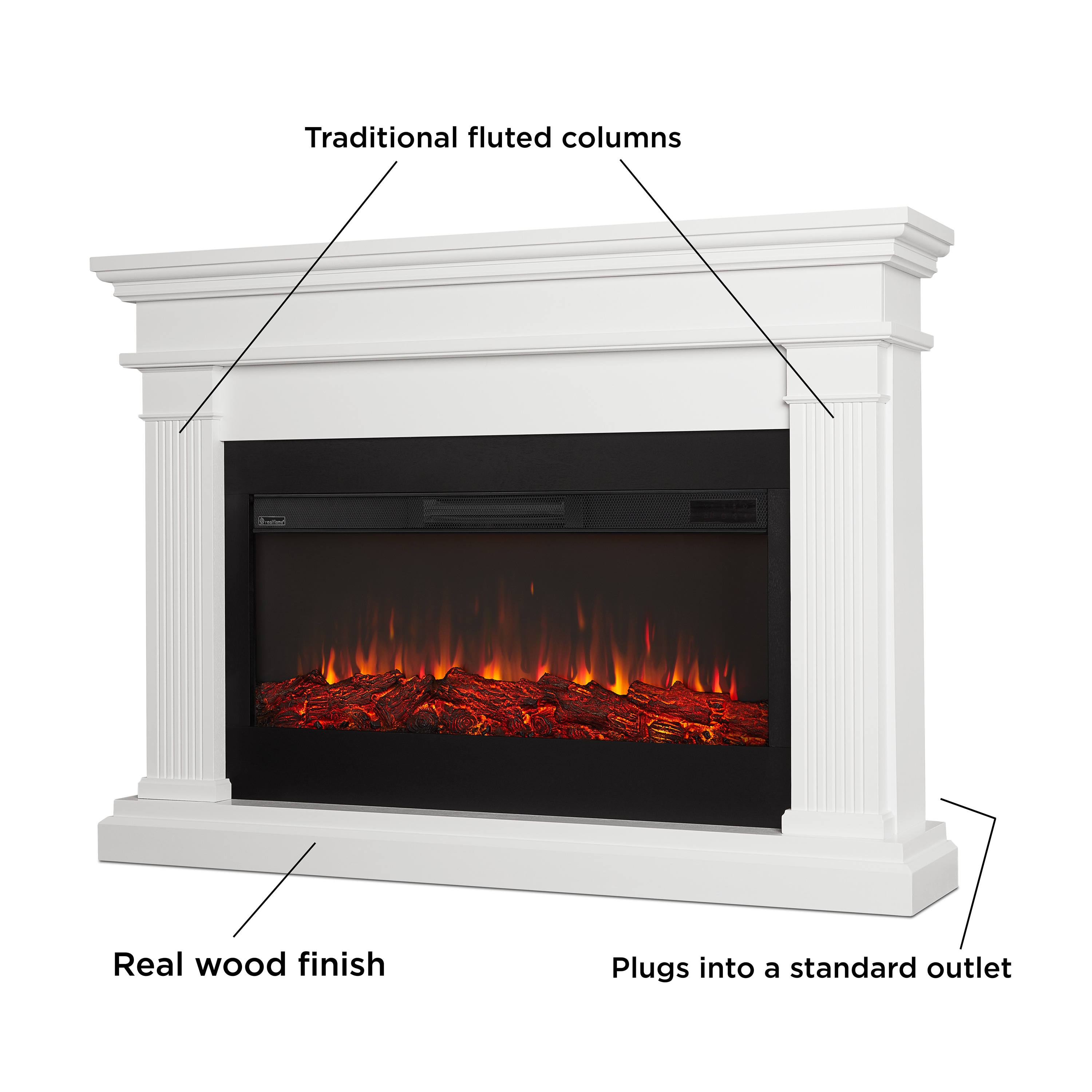 Real Flame 8080E-W Electric-Fireplaces - View #5