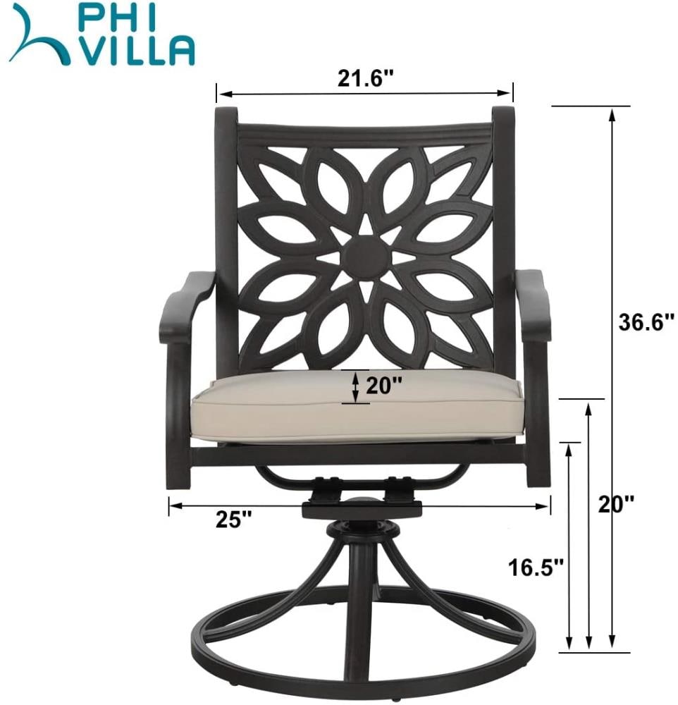 PHI VILLA E02GF0501-071-01 Patio-Chairs - View #6