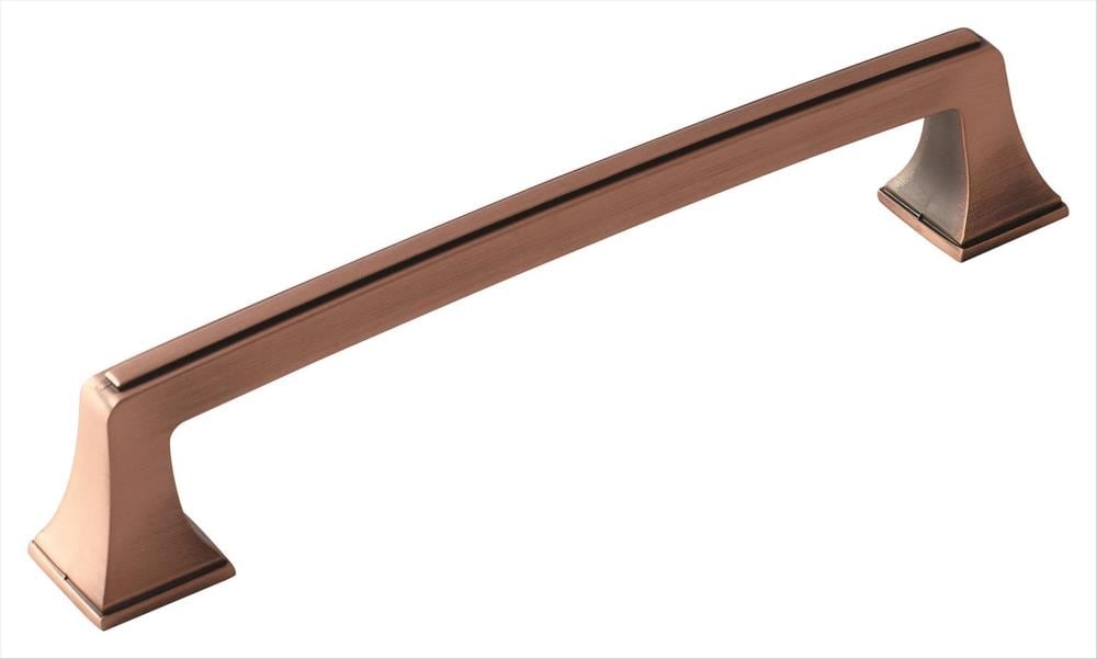 Amerock BP53531BC Mulholland 8-in Center to Center Brushed Copper Rectangular Handle For Use On Appliances Drawer Pulls