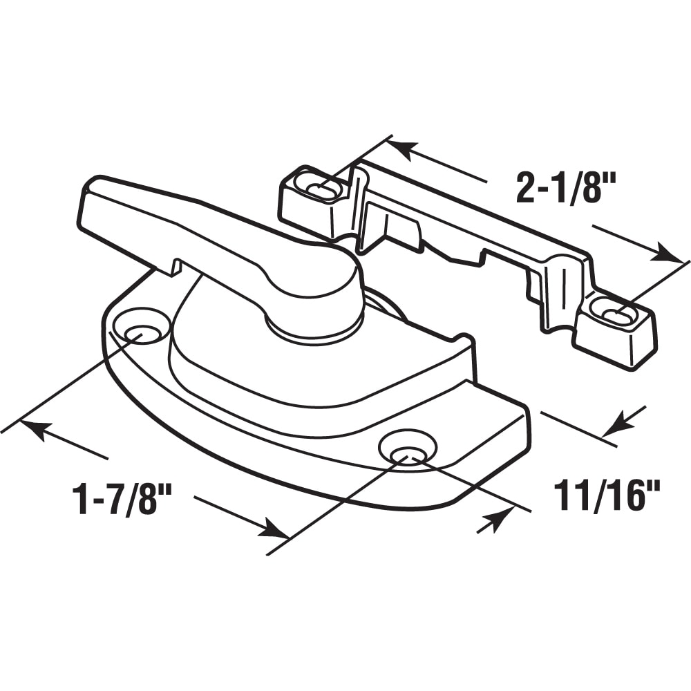 Prime-Line F 2754 Horizontal-Sliding-Window-Sash-Locks - View #2