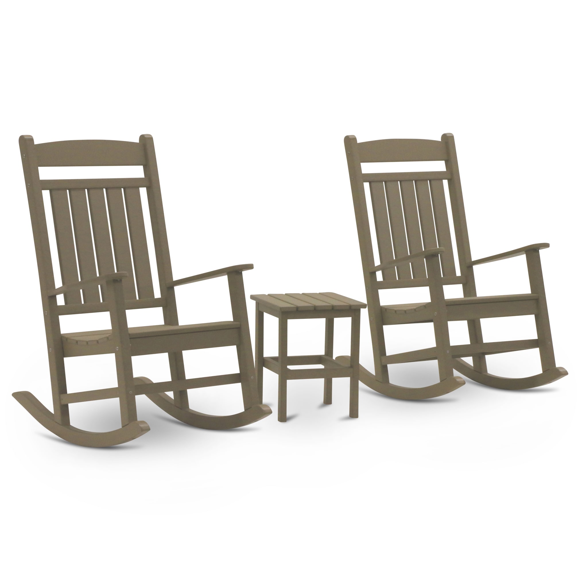 DuroGreen CR4322SETWW Icon 3 -Piece Patio Conversation Set with Tan