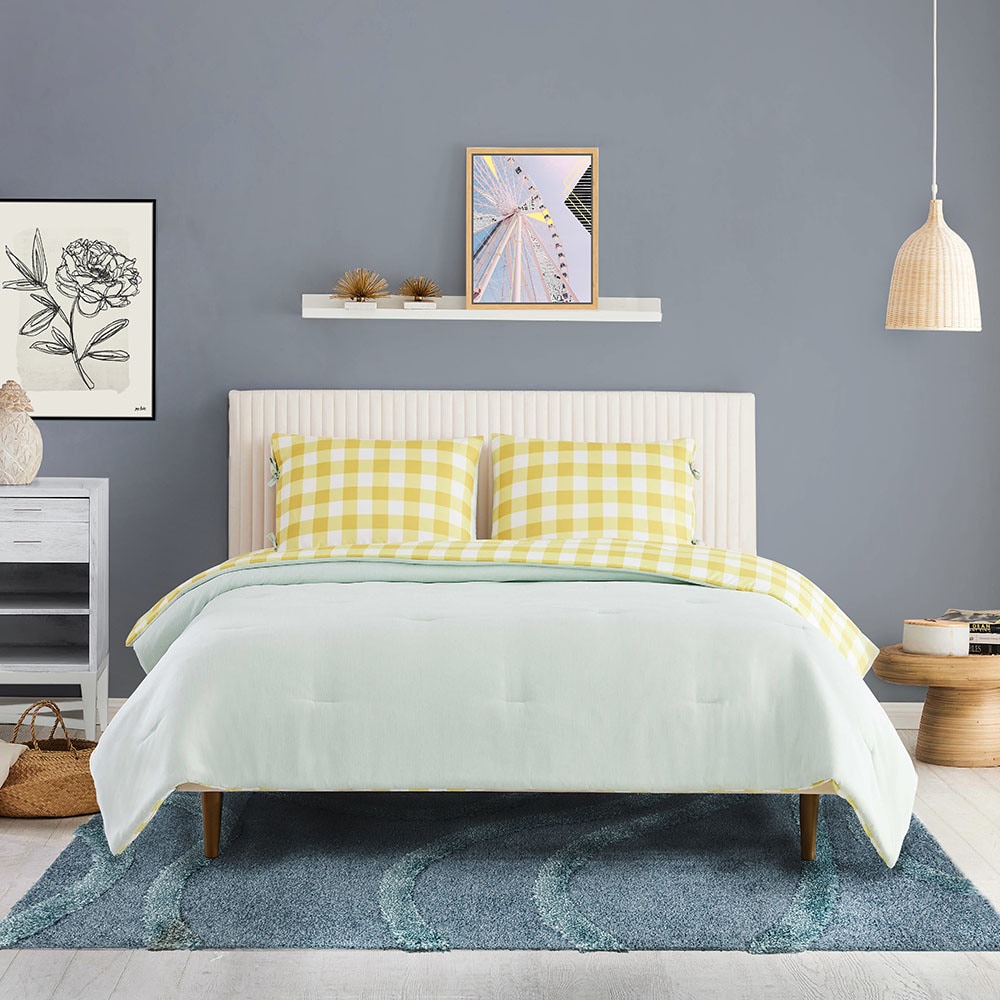 Mr. Kate A048821GREAS Gimme Gingham 2 -Piece Green Twin Comforter Set