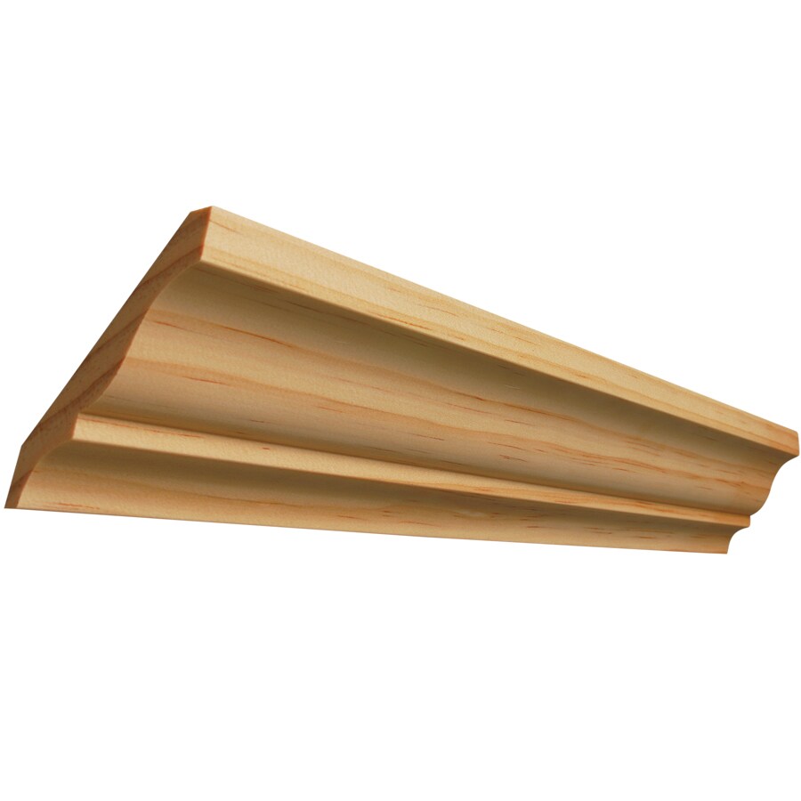 RELIABILT L  5112PINE 3-1/4-in x 12-ft Pine Unfinished Wood L 51 Crown Moulding